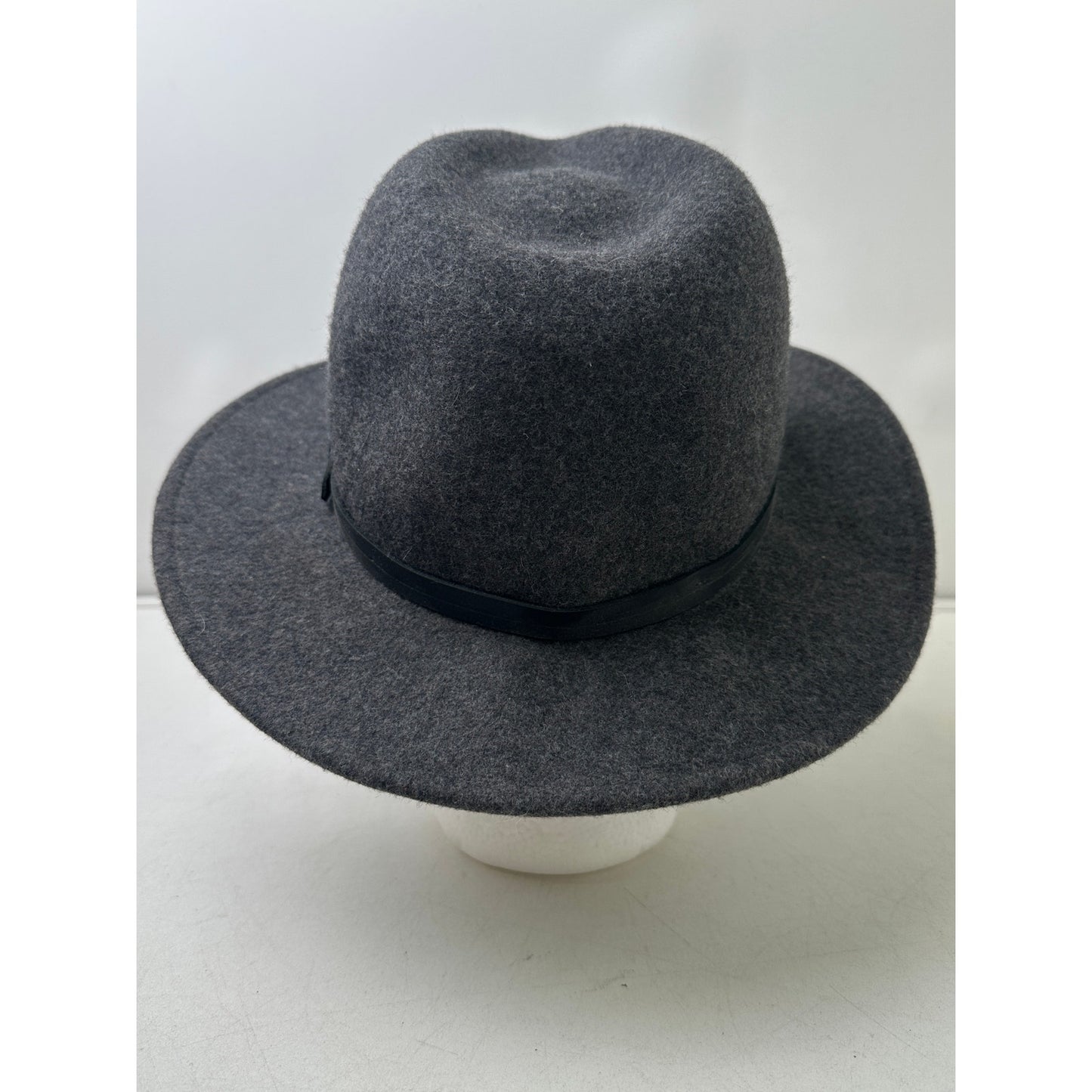 Stetson Explorer Grey Wool Felt Fedora Hat Sz Large