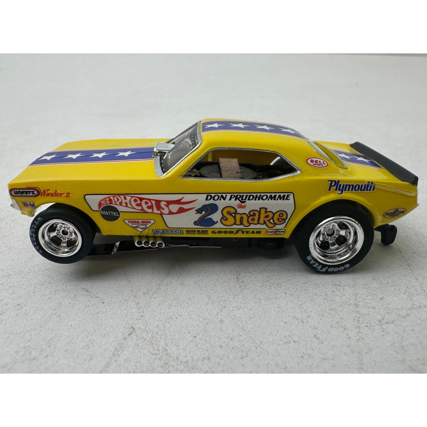 Auto World 4Gear Hot Wheels Snake & Mongoose HO Scale Slot Car 2-Pack Set