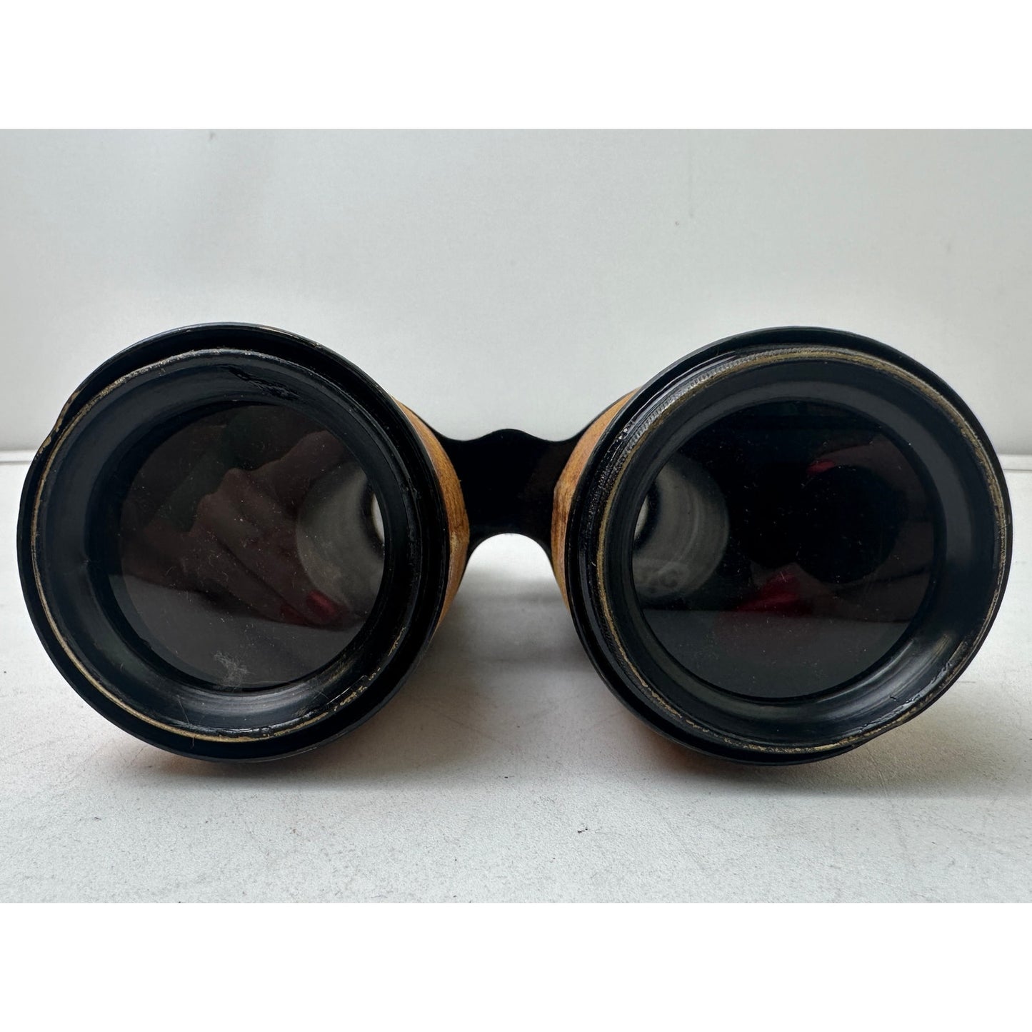 Antique Chevalier Paris Leather Field Binoculars & Theater Glasses