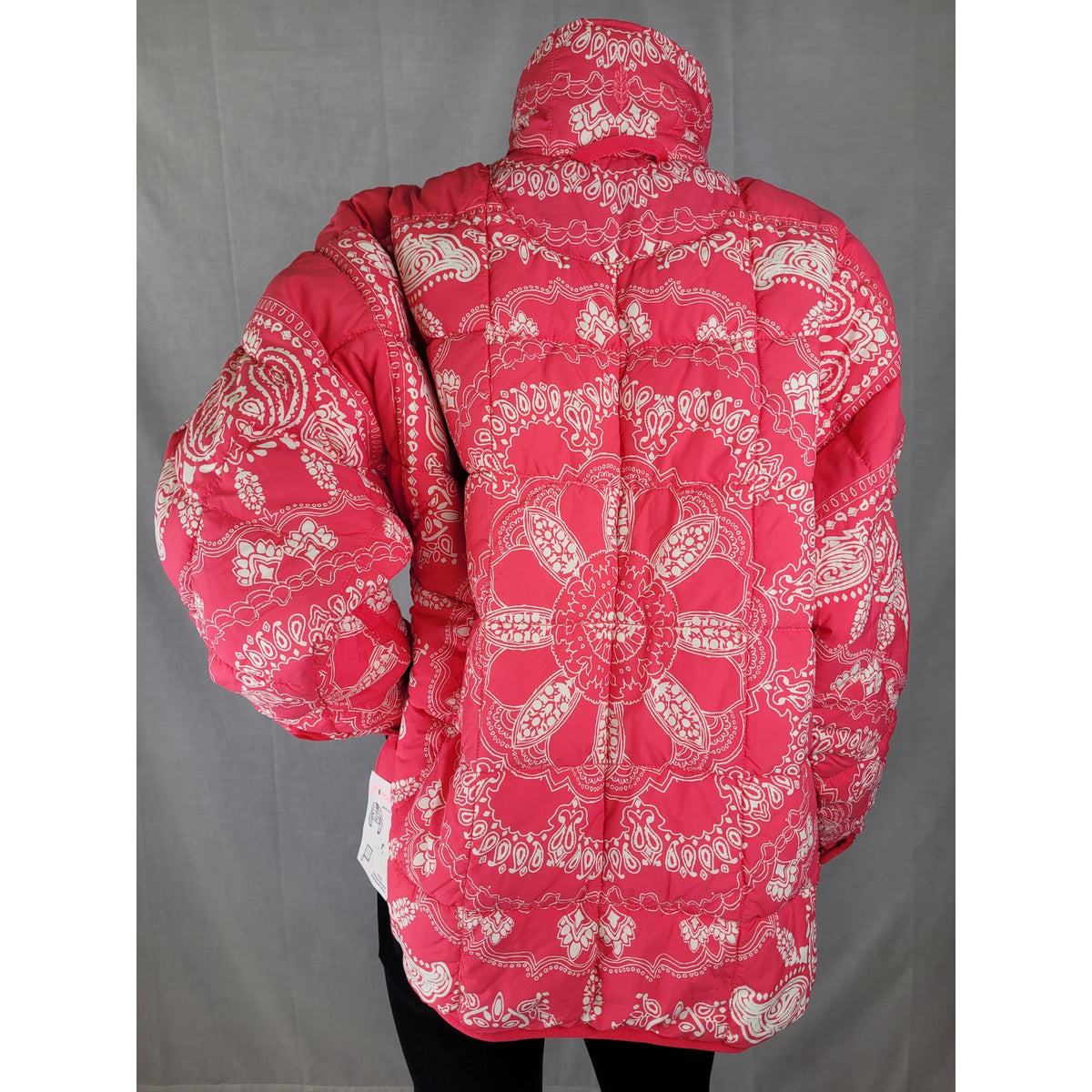 Free People Paisley Printed Pippa Packable Puffer Jacket Women's Sz XS NWT