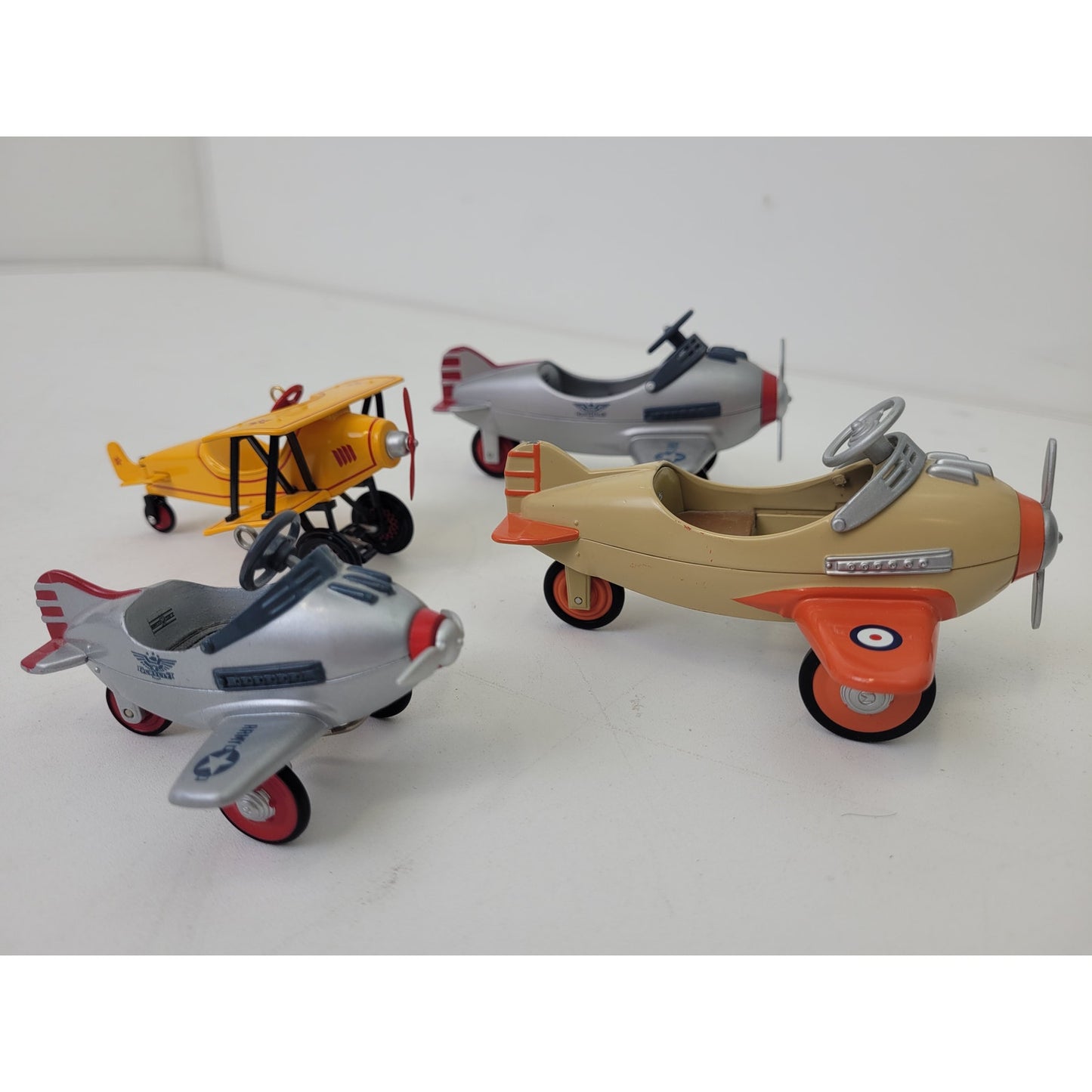 1990s VTG Hallmark Diecast Lot of Cars Bikes Tractor Fire Truck Planes Lot of 23