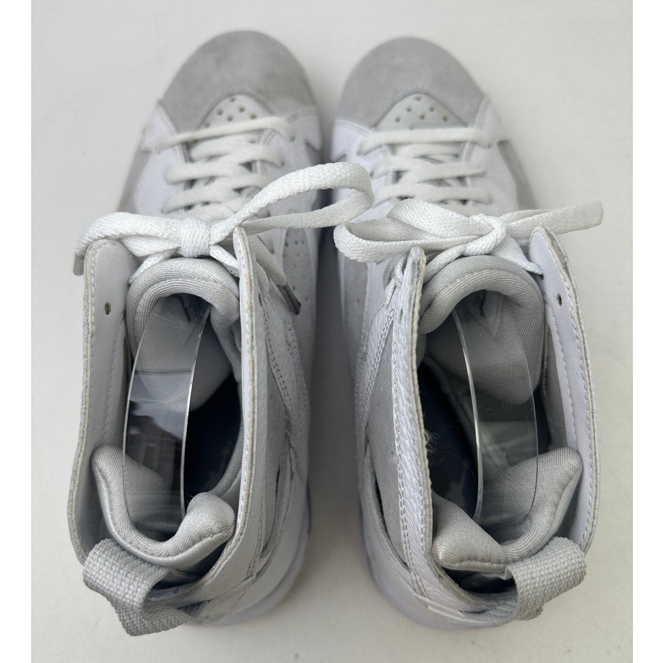 Air Jordan 7 Retro Pure Money Pure White/ Pure Platinum Sneakers Men's Sz 9