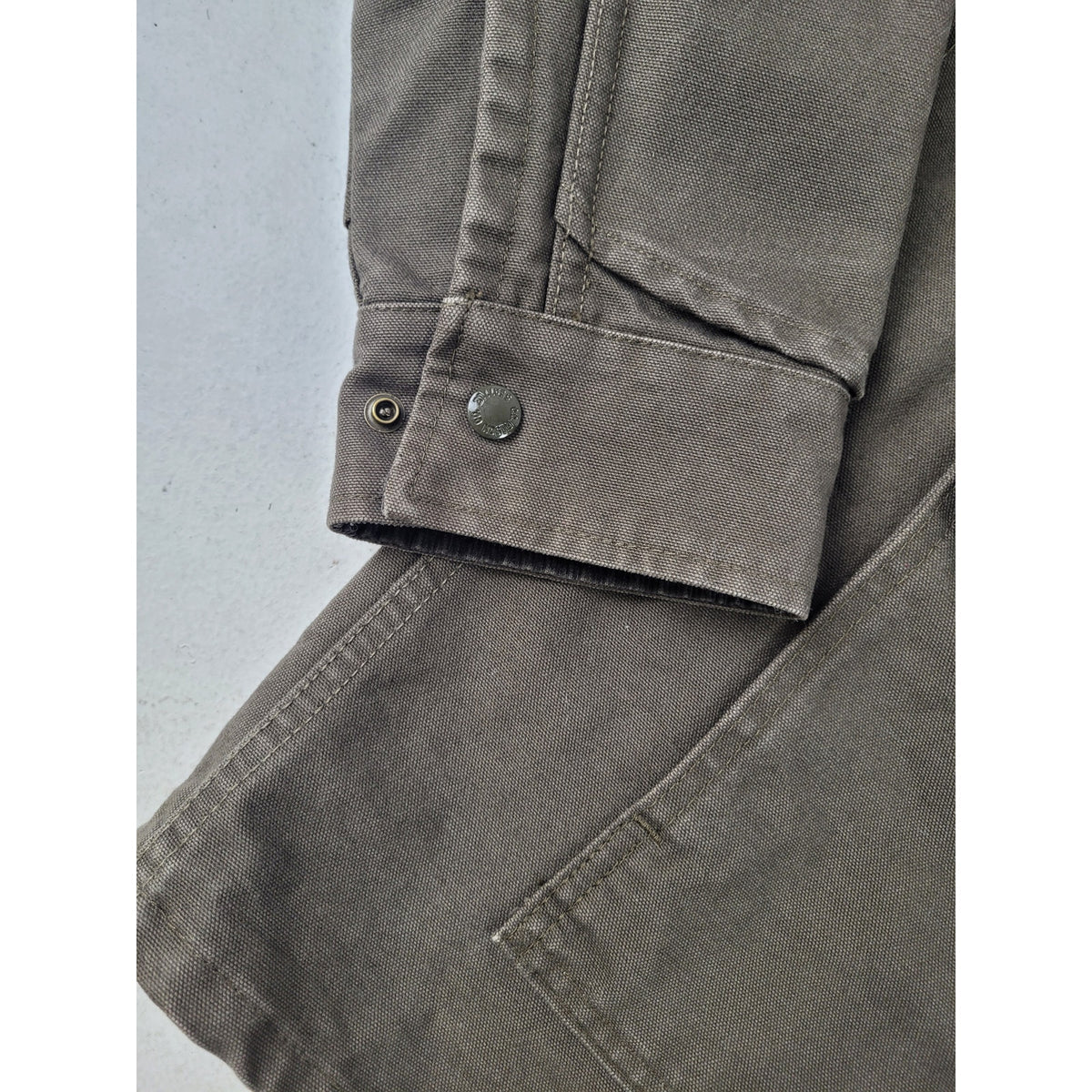 Filson Stonewashed Canvas Cruiser Green Jacket | Made in USA | Men's Sz XL