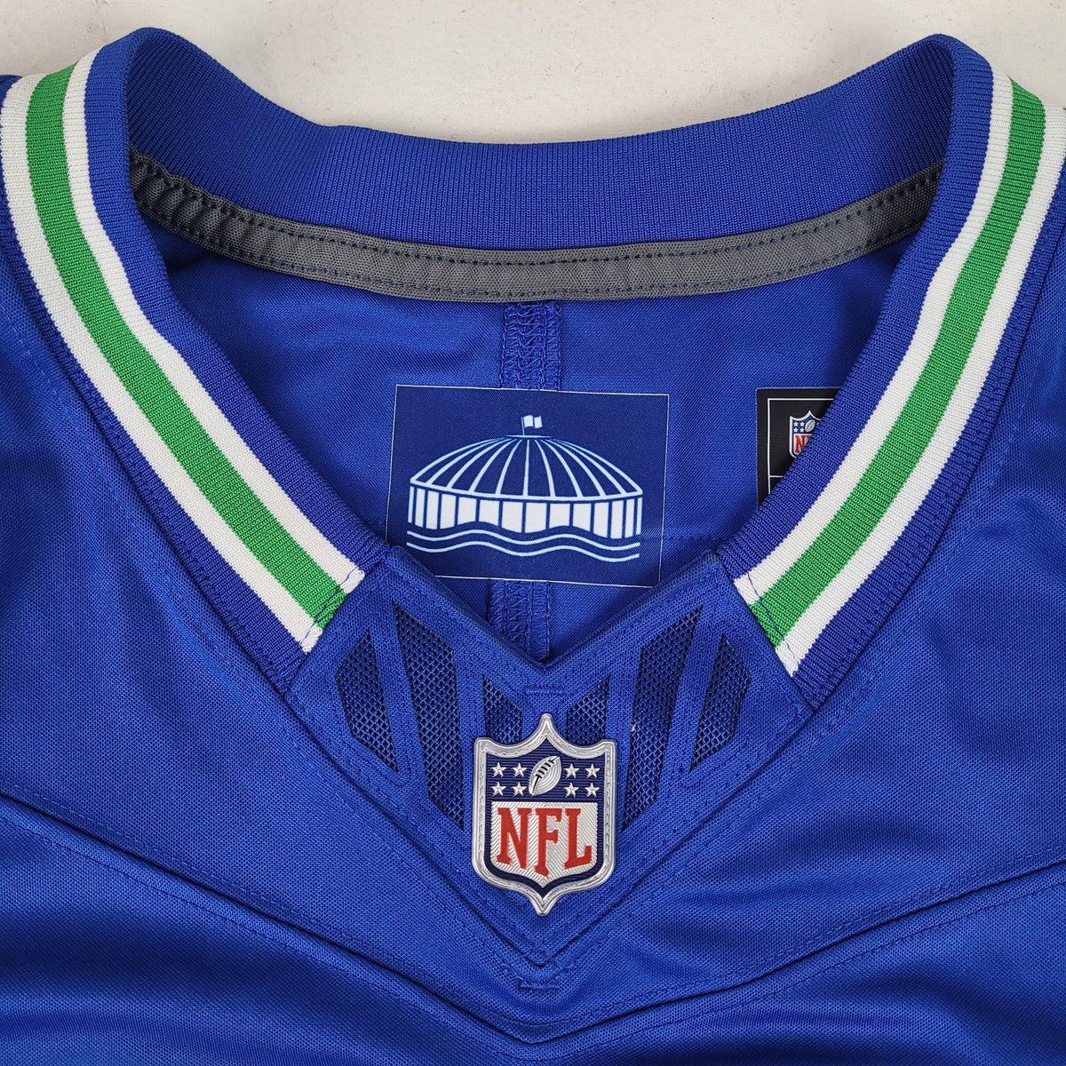 Nike Seattle Seahawks DK Metcalf #14 Royal Blue Throwback Jersey Sz M