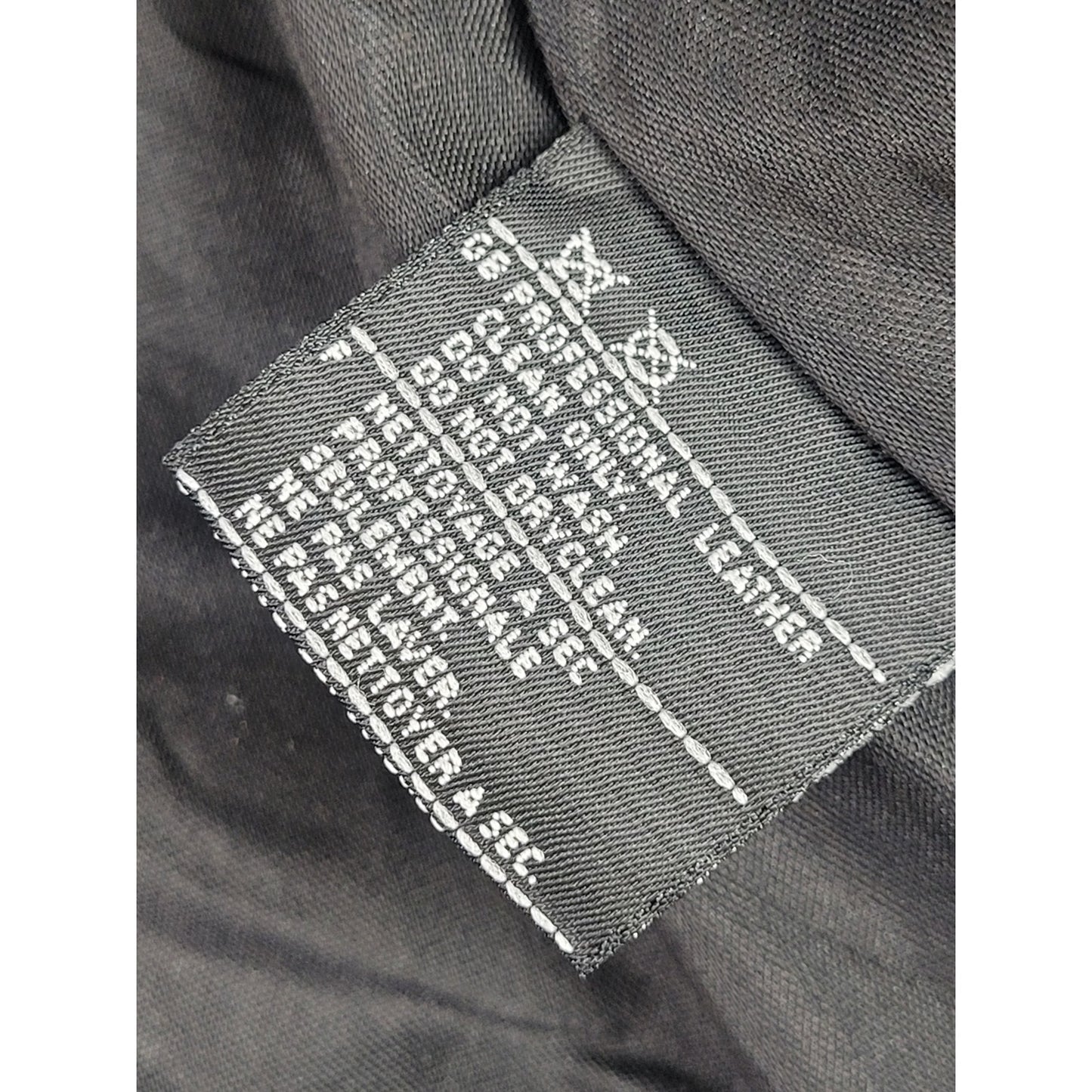 Vintage 90s Harley Davidson Black Leather Motorcycle Jacket with Pins Sz M