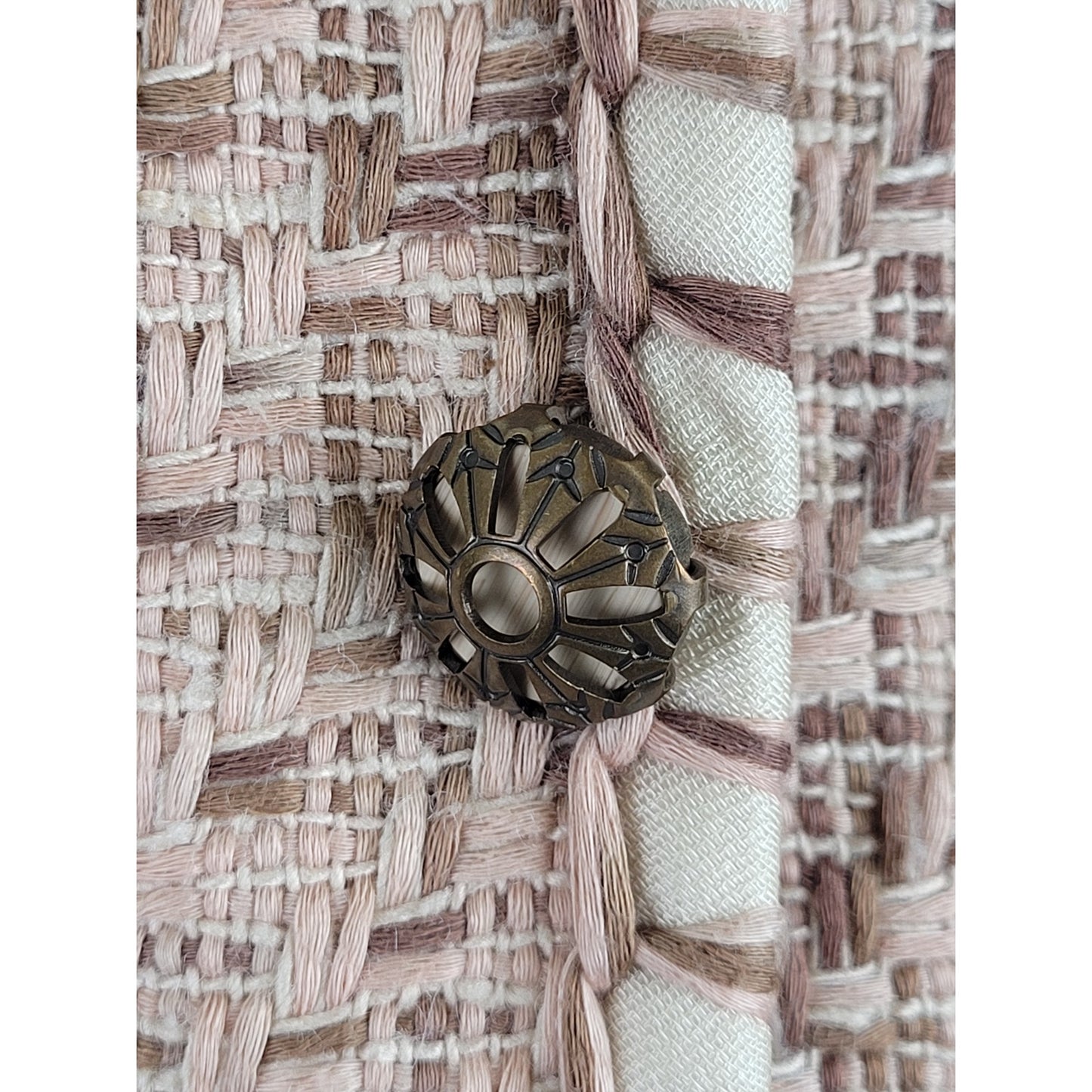 Elie Tahari Tweed Blazer Jacket w Silk Lining Sz M/L MSRP $548