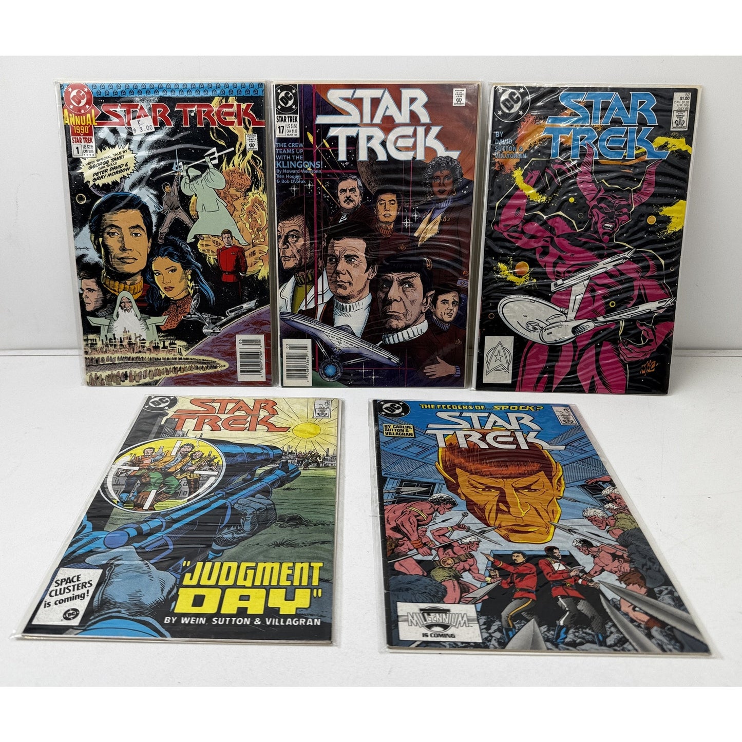 Vintage Star Trek Comics Set of 10 (Multi Series, 1st Edition Etc)