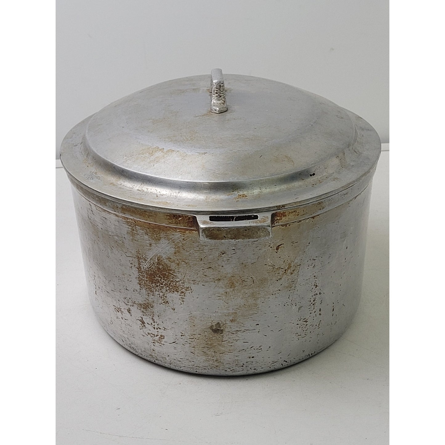 Vintage Miracle Maid Cookware 14.5" Cast Aluminum Oval Pot Oven Roaster w Lid