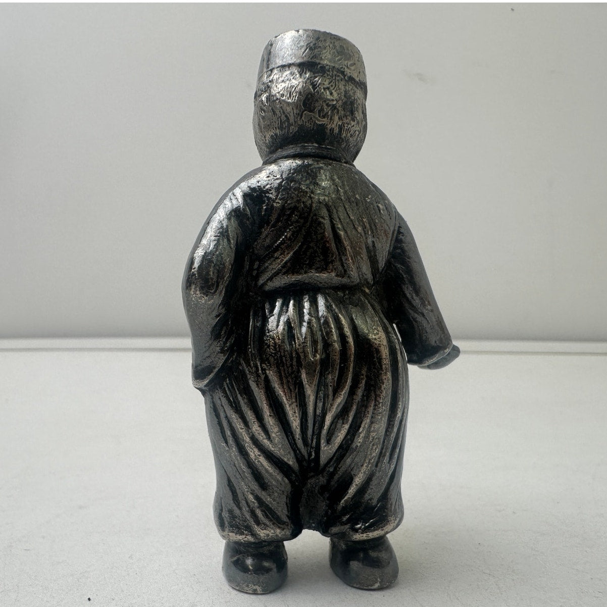 VTG MW Carr Holland Ware Dutch Boy & Girl Plated Salt & Pepper Shakers