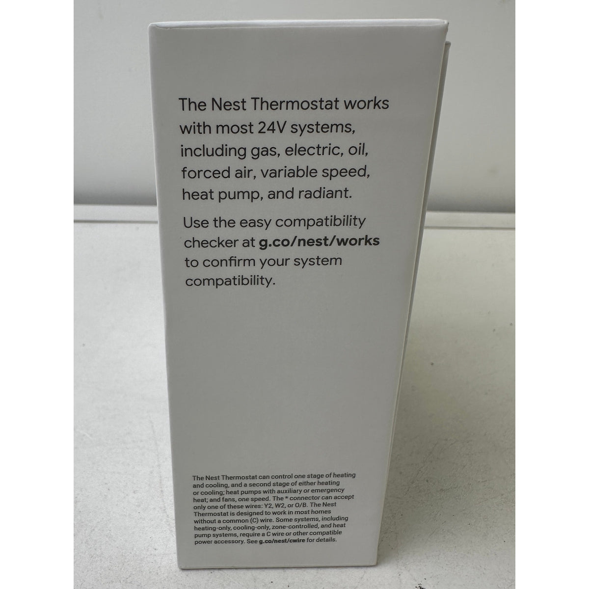 Google Nest Smart Programmable Wi-Fi Thermostat Snow White | New In Box