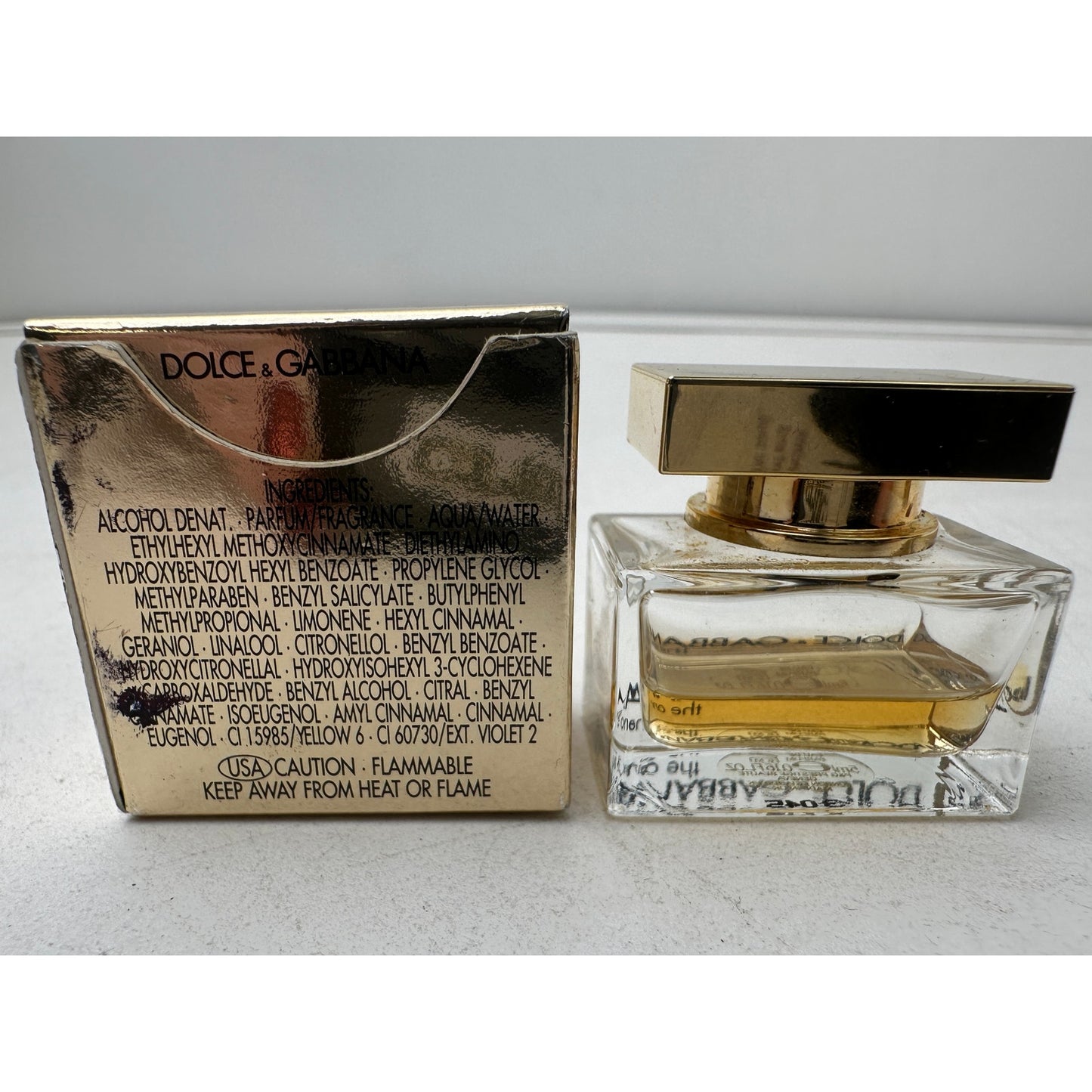 Dolce & Gabbana The One Eau de Parfum 5 ml Miniature Splash Perfume Lot (Set of 2)
