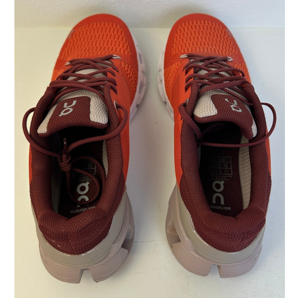 On Cloudflyer 4 Rust/Hay Running Shoes Women's Sz 9