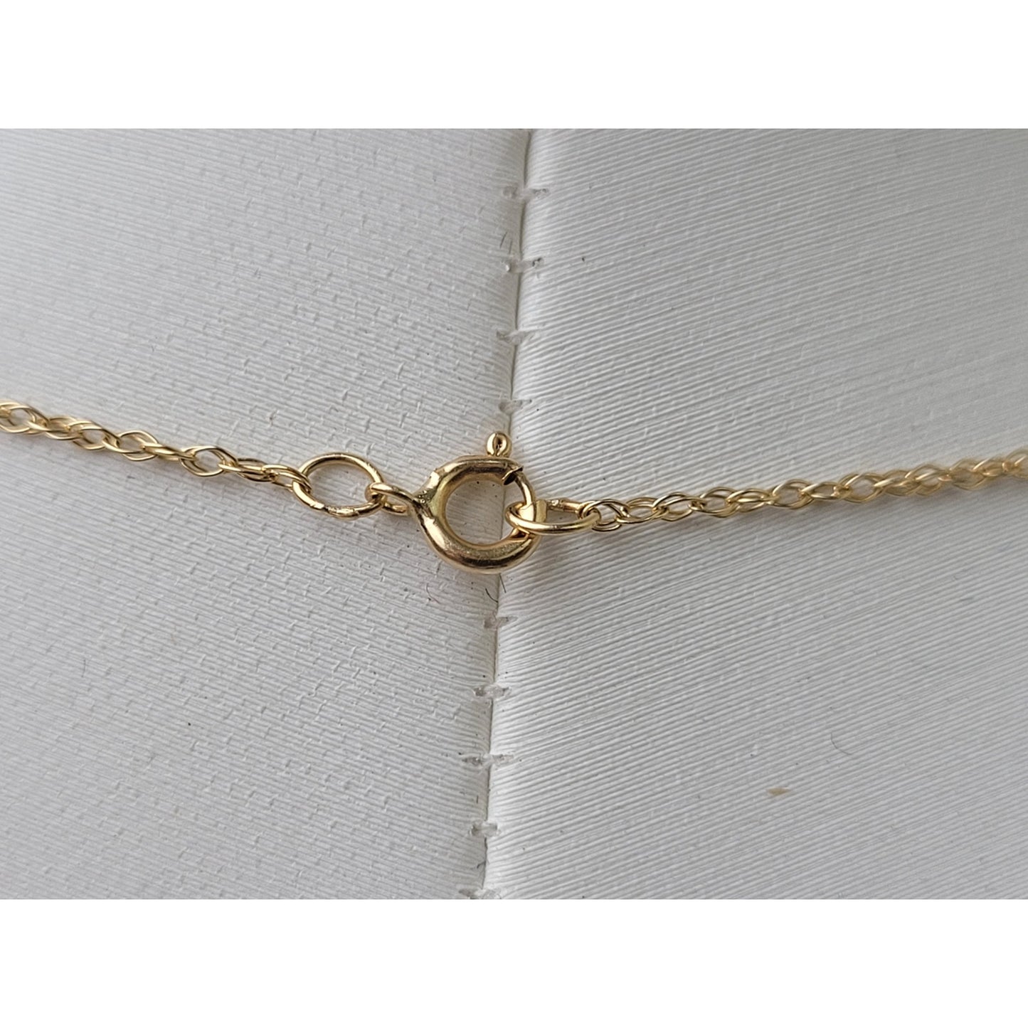 14K Solid Yellow Gold Rose Pendant on Dainty 18" Chain | 2.51 Grams