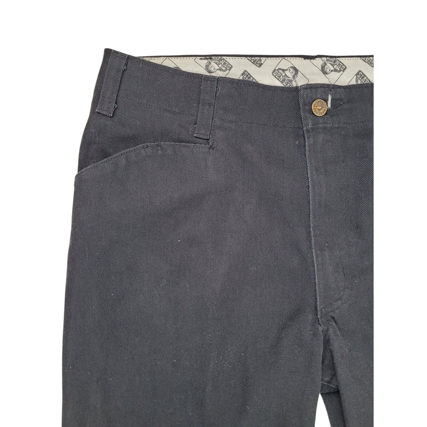 Ben Davis Original Ben's Work Pants Polyester/Cotton Blend Chino Men's Sz 34