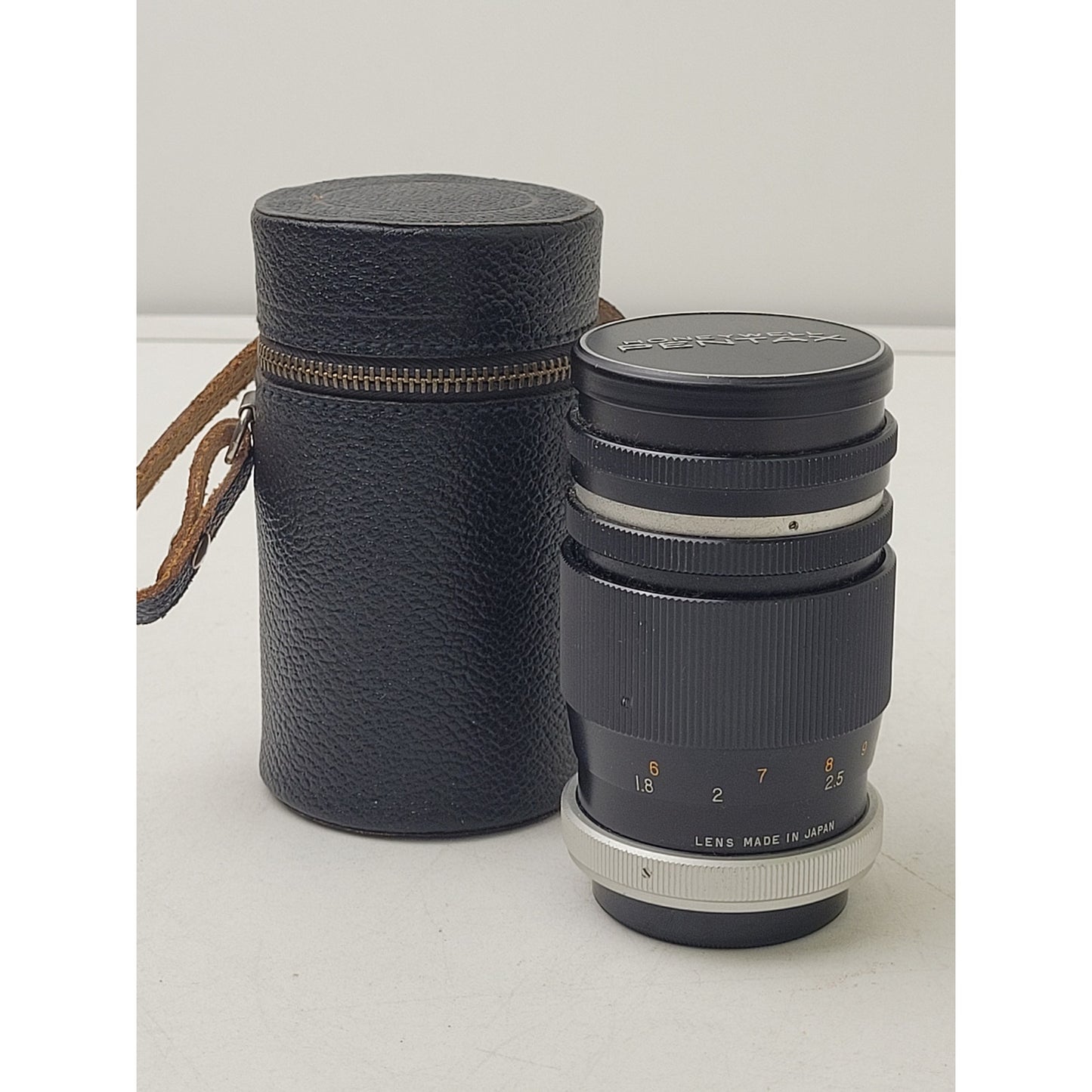 Vintage Zeitar 135mm f/3.5 Telephoto Lens + Case  | M42 Mount | Honeywell Pentax