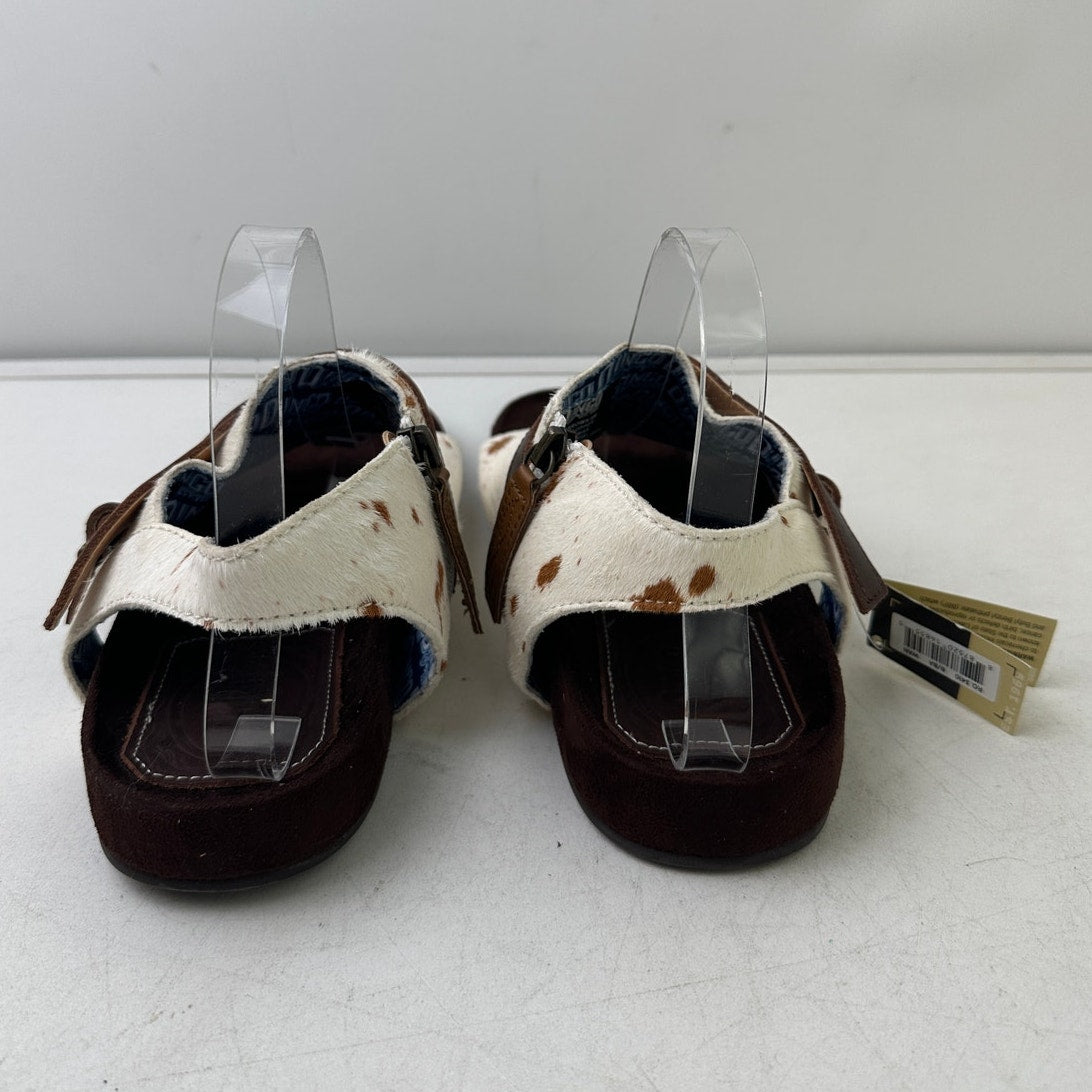 Dingo Savannas Cow Print / Calf Hair Women’s Sandals Sz 9