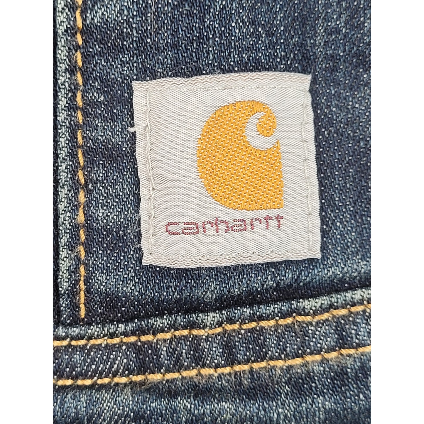 Carhartt Denim Trucker Jacket Dark Wash Women's Sz M