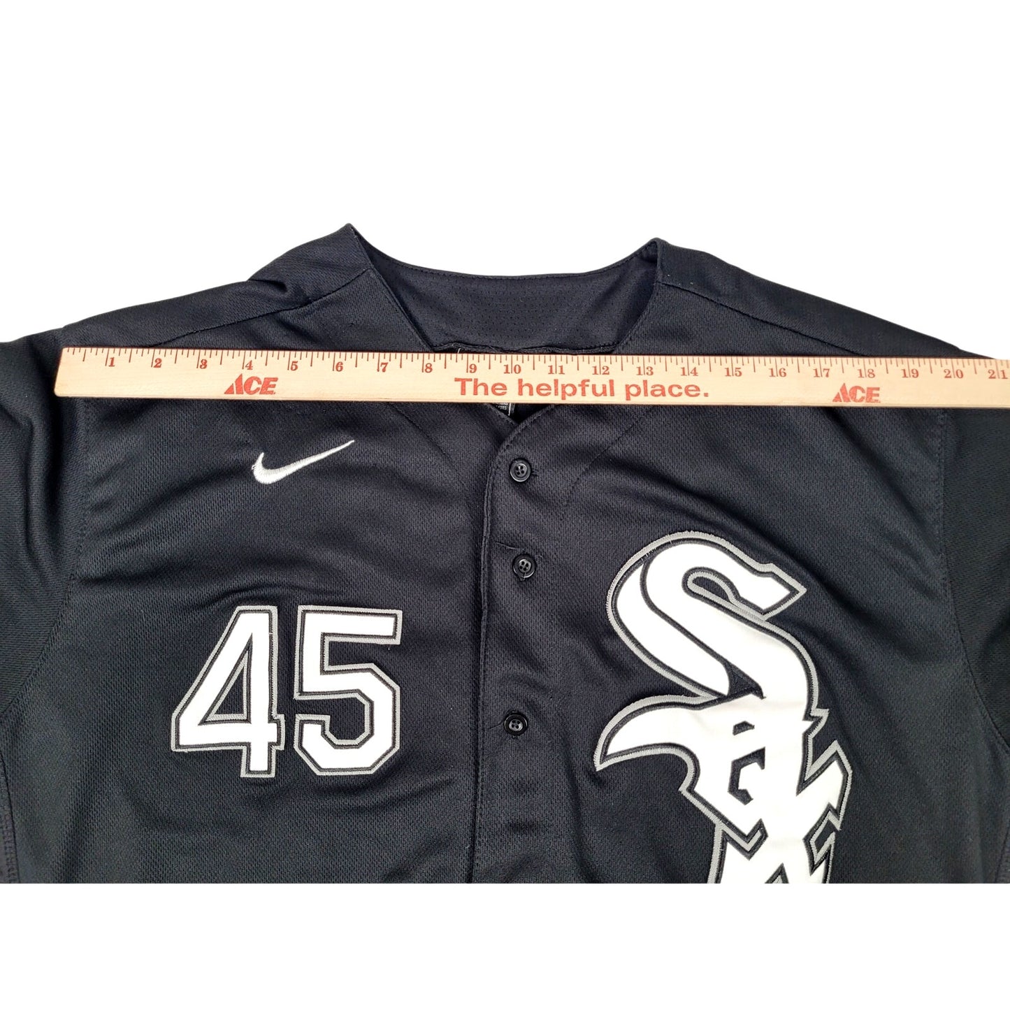 Nike Chicago White Sox Black Jersey #45 Michael Jordan Men's Sz XL