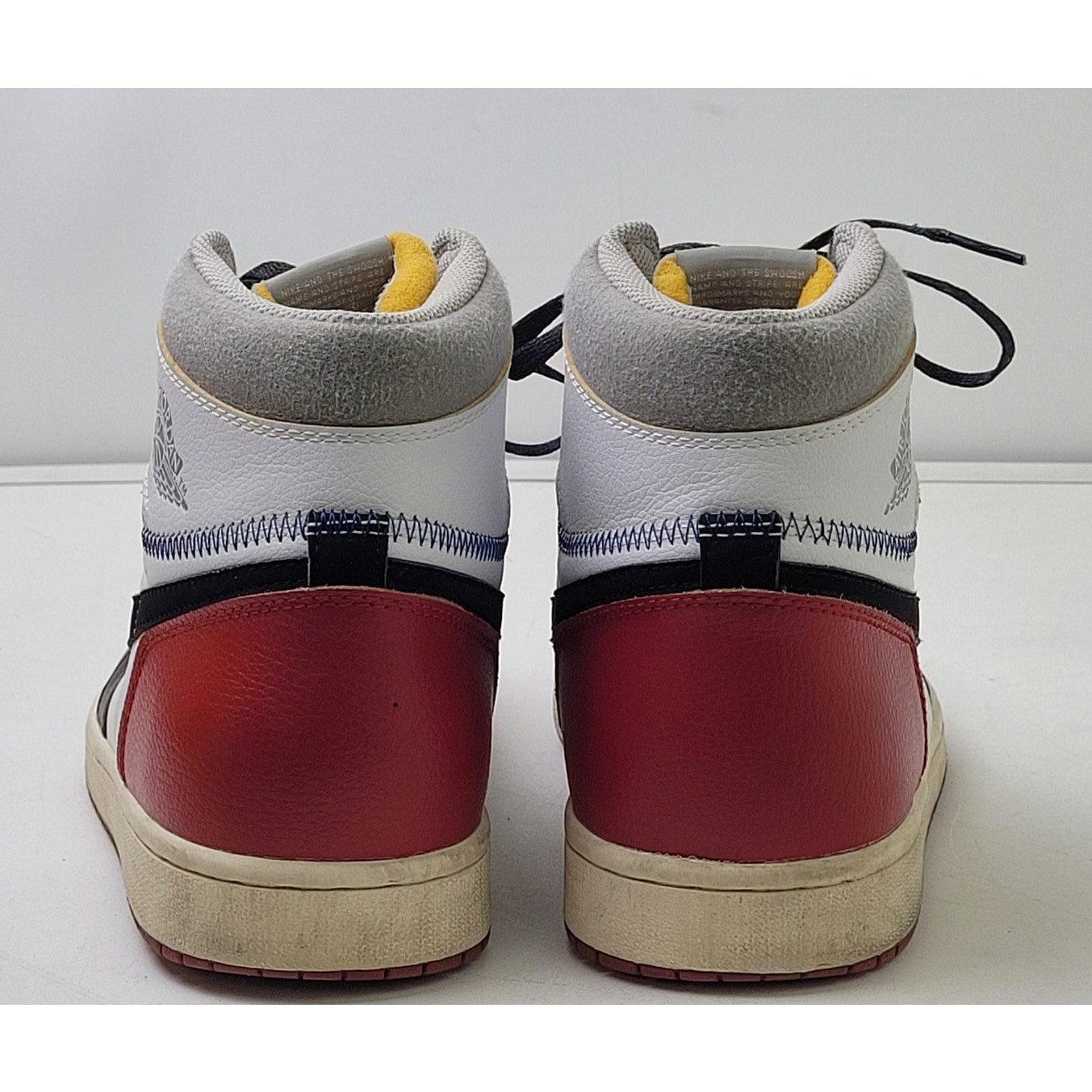 Nike Air Jordan 1 Retro High Union Los Angeles Black Toe Sneakers Men's Sz 11