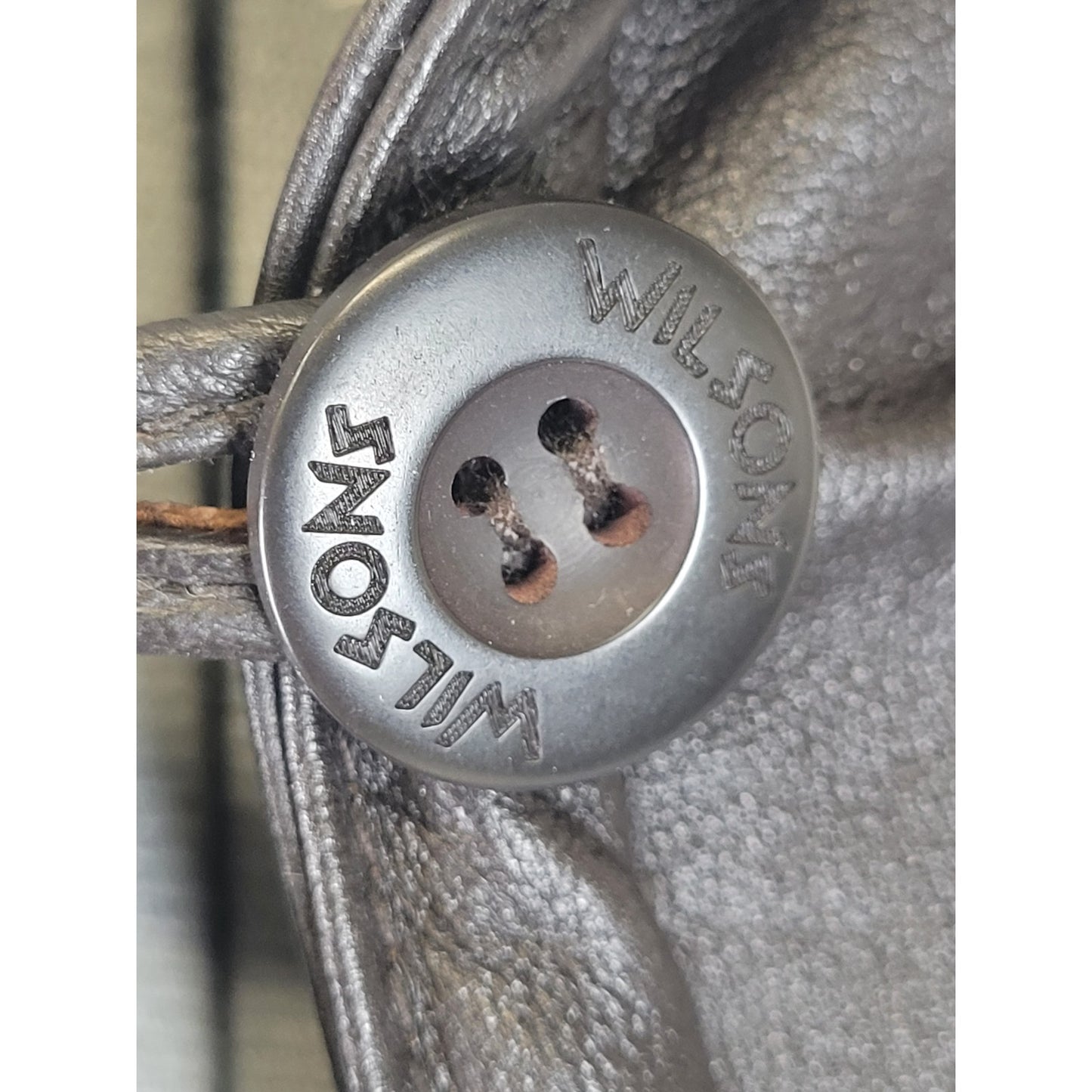 Wilsons Leather Coat Genevieve Belted Jacket Faux Fur Hooded Women's Sz 1X