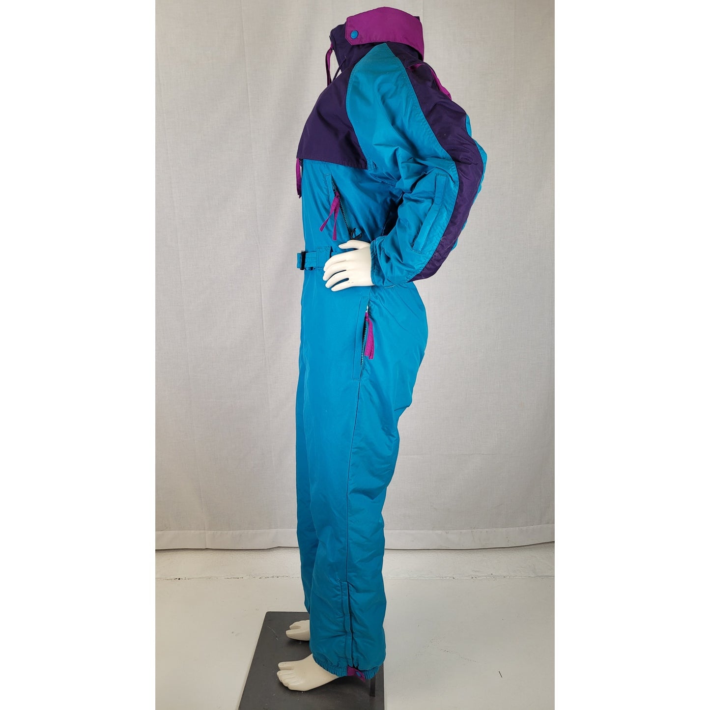 1990s VTG Columbia Ski Suit Blue & Purple Women's Sz M