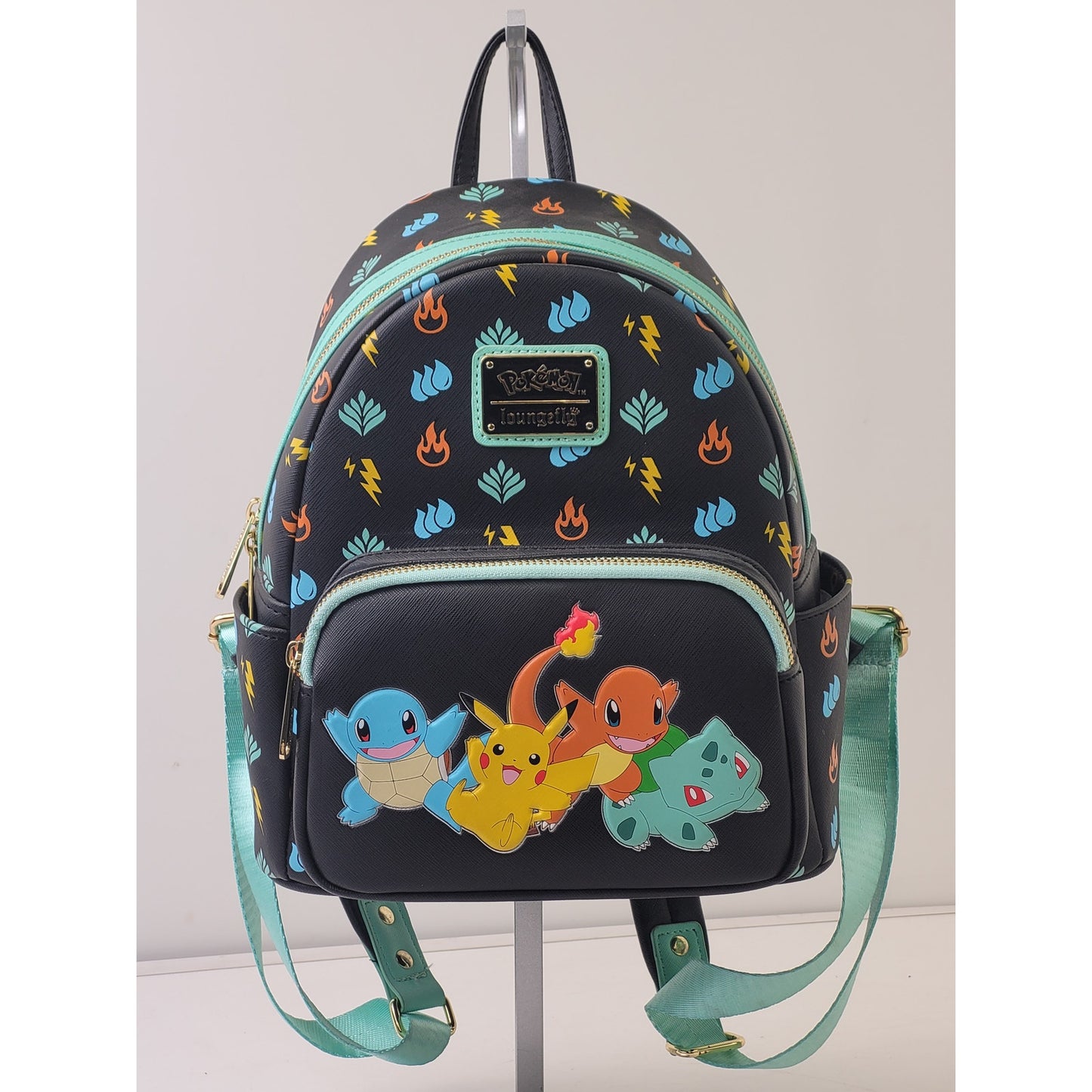 Loungefly Pokemon Starters Summer Convention Exclusive Mini Backpack