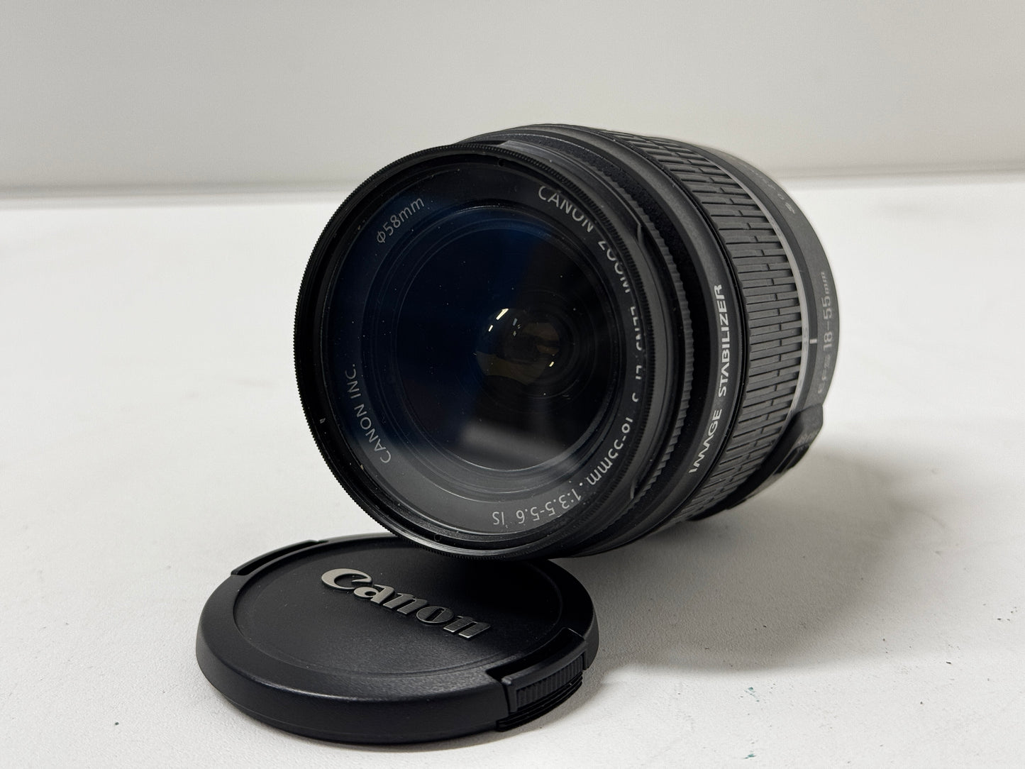 Canon EF-S 18-55mm f3.5-5.6 IS II Lens EFS W/Tiffen 58mm UV Filter(Untested)