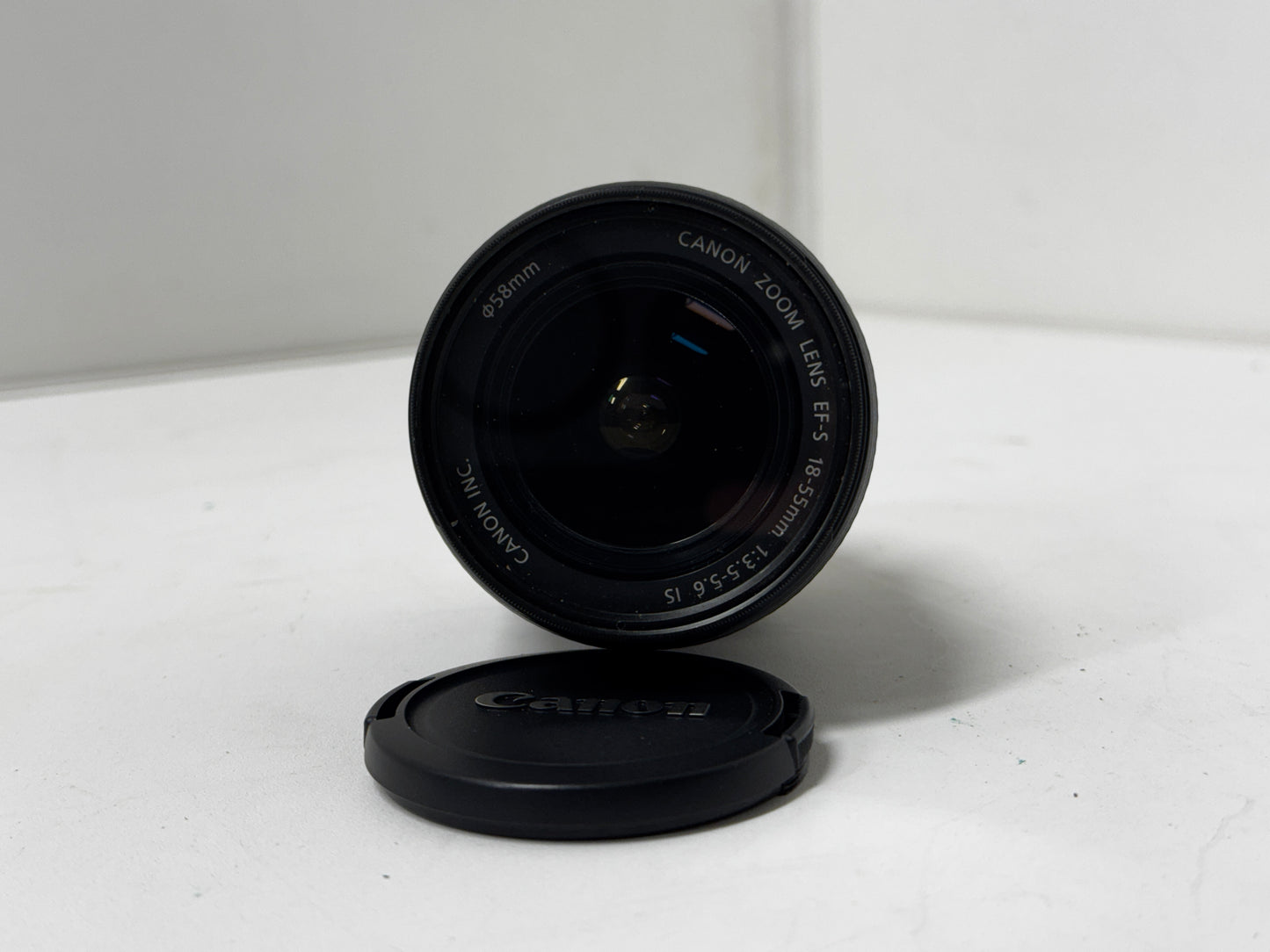 Canon EF-S 18-55mm f3.5-5.6 IS II Lens EFS W/Tiffen 58mm UV Filter(Untested)