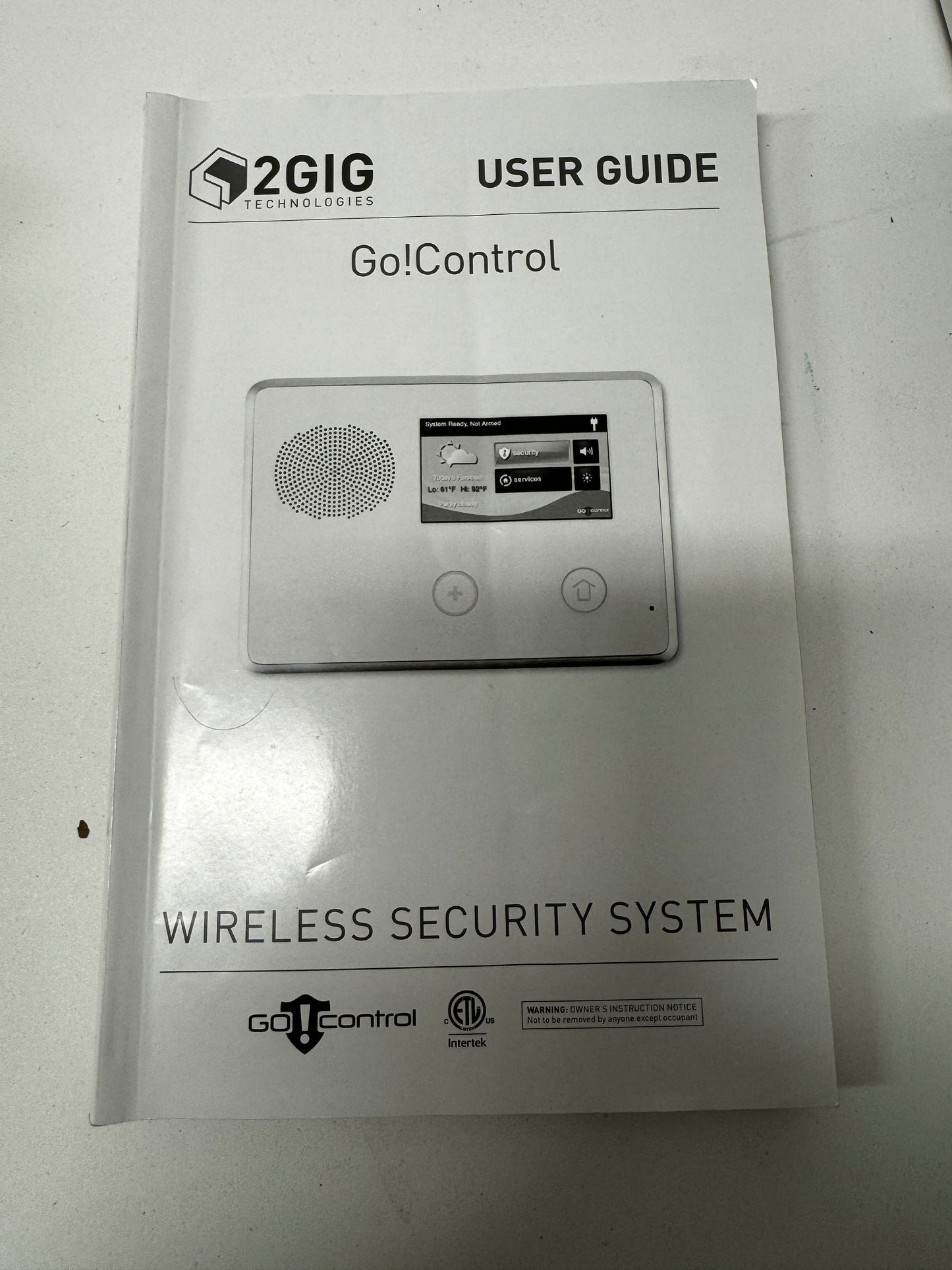 Set of 3 2GIG-CP21-345 Home Security Automation Systems (1 Box Sealed All Untested)