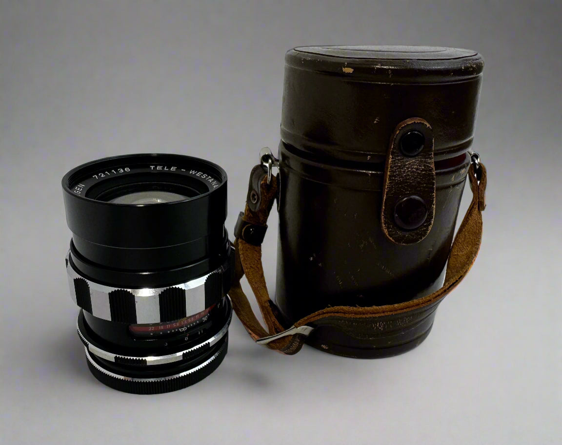 ISCO-GOTTINGEN TELE-WESTANAR 1:3.5/135mm Lens f=135mm With Case (Untested)