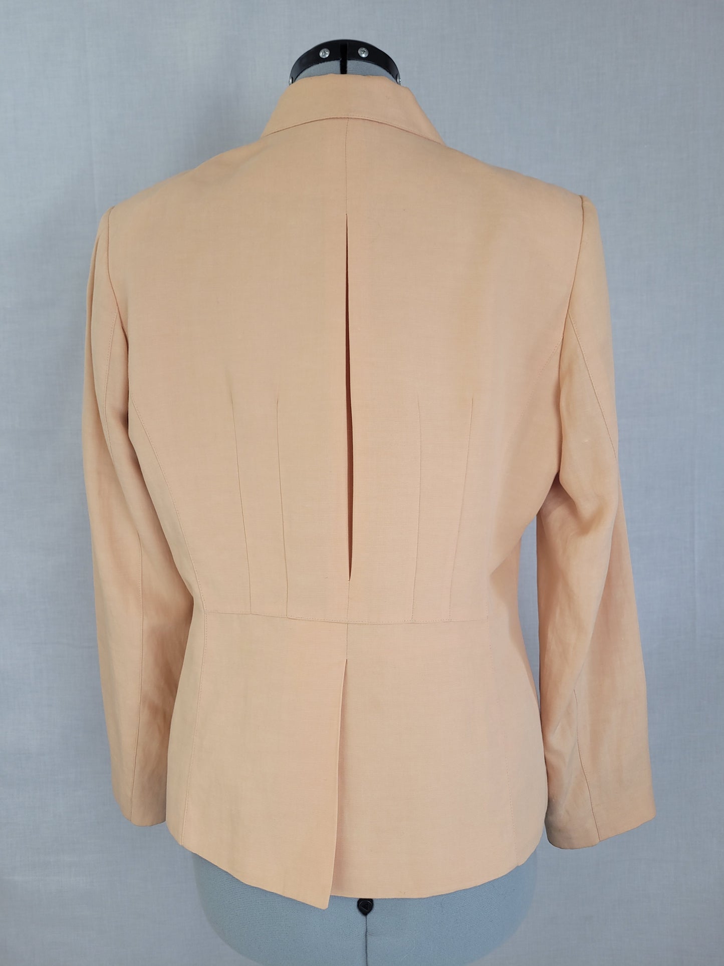1990s VTG M.T. Studio Pastel 2-Piece Pant Suit Tapered Leg Pleated Women's Sz S