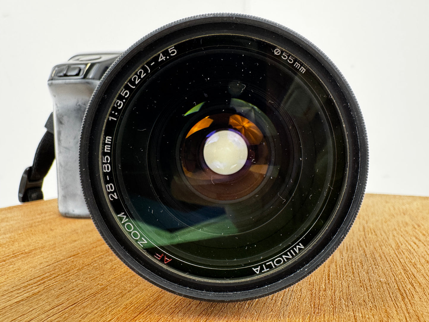 Minolta Dynax 7000i w/ 28-55mm Lens, Portrait/Depth Cards, Manuals & Bag (Untested)