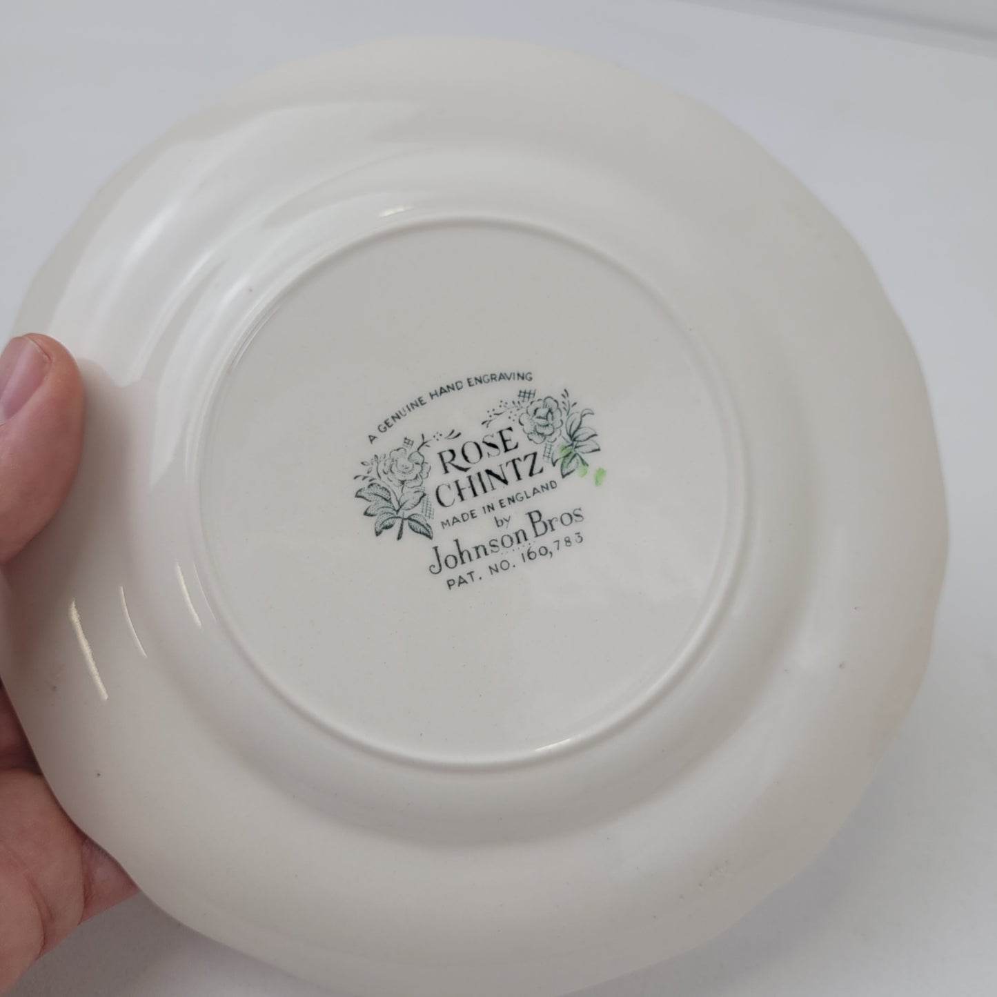 Rose Chintz Pink Floral Johnson Bros 6 1/4" Bread Dessert Plates 14-Count Made in England