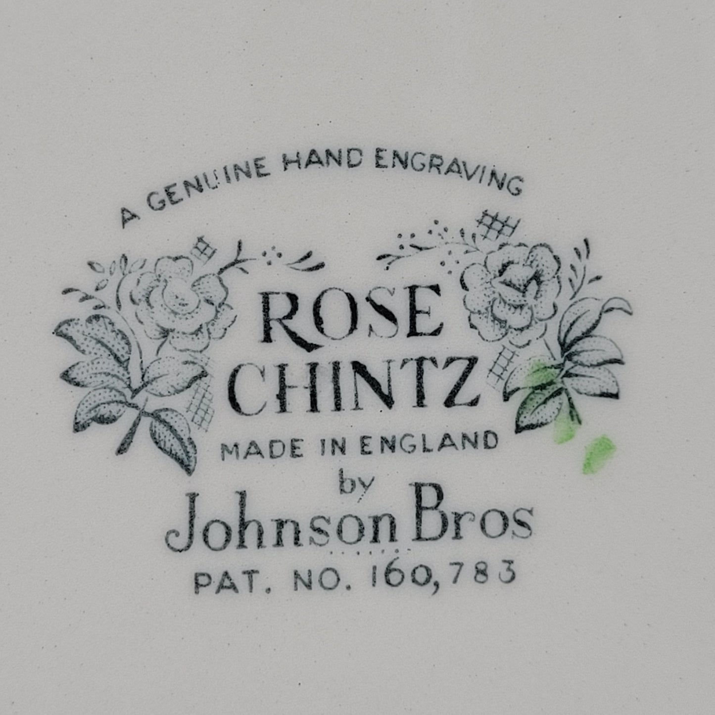 Rose Chintz Pink Floral Johnson Bros 6 1/4" Bread Dessert Plates 14-Count Made in England