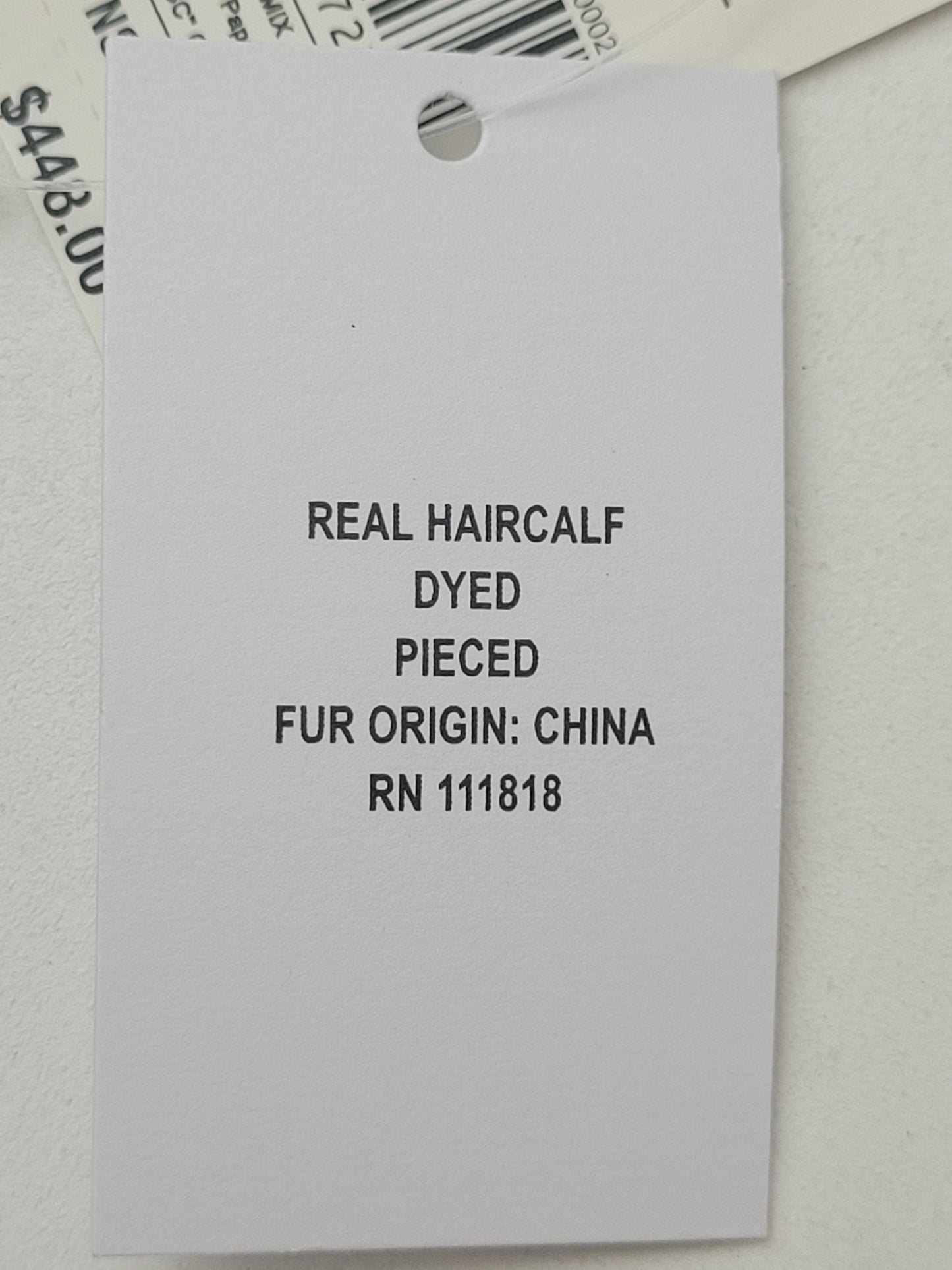 Michael Kors Carmen Calf Hair Shoulder Bag with Gold Chain Strap Retail $448