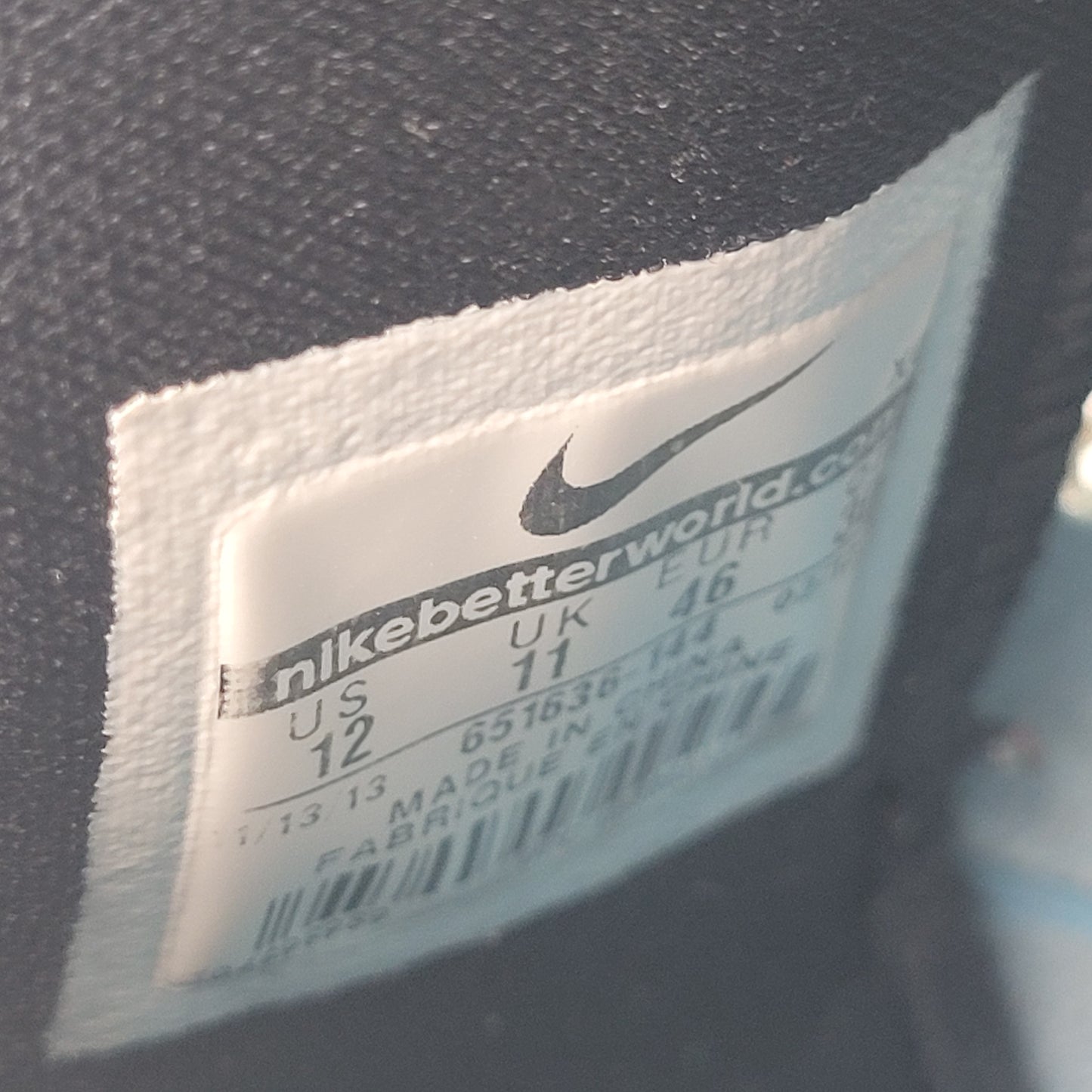 Nike Zoom Hyperfuse 2013 Blue Basketball Shoes 651636-144 Men's Sz 12