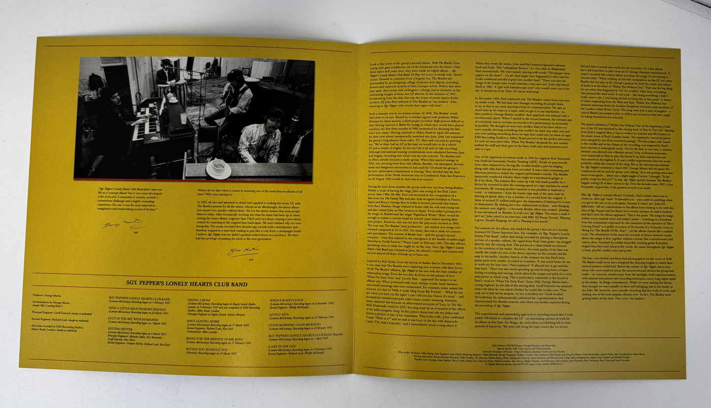 The Beatles – Sgt. Pepper's Lonely Hearts Club Band (2017 50th Anniversary 2xLP Vinyl, Half-Speed Mastered, NM)