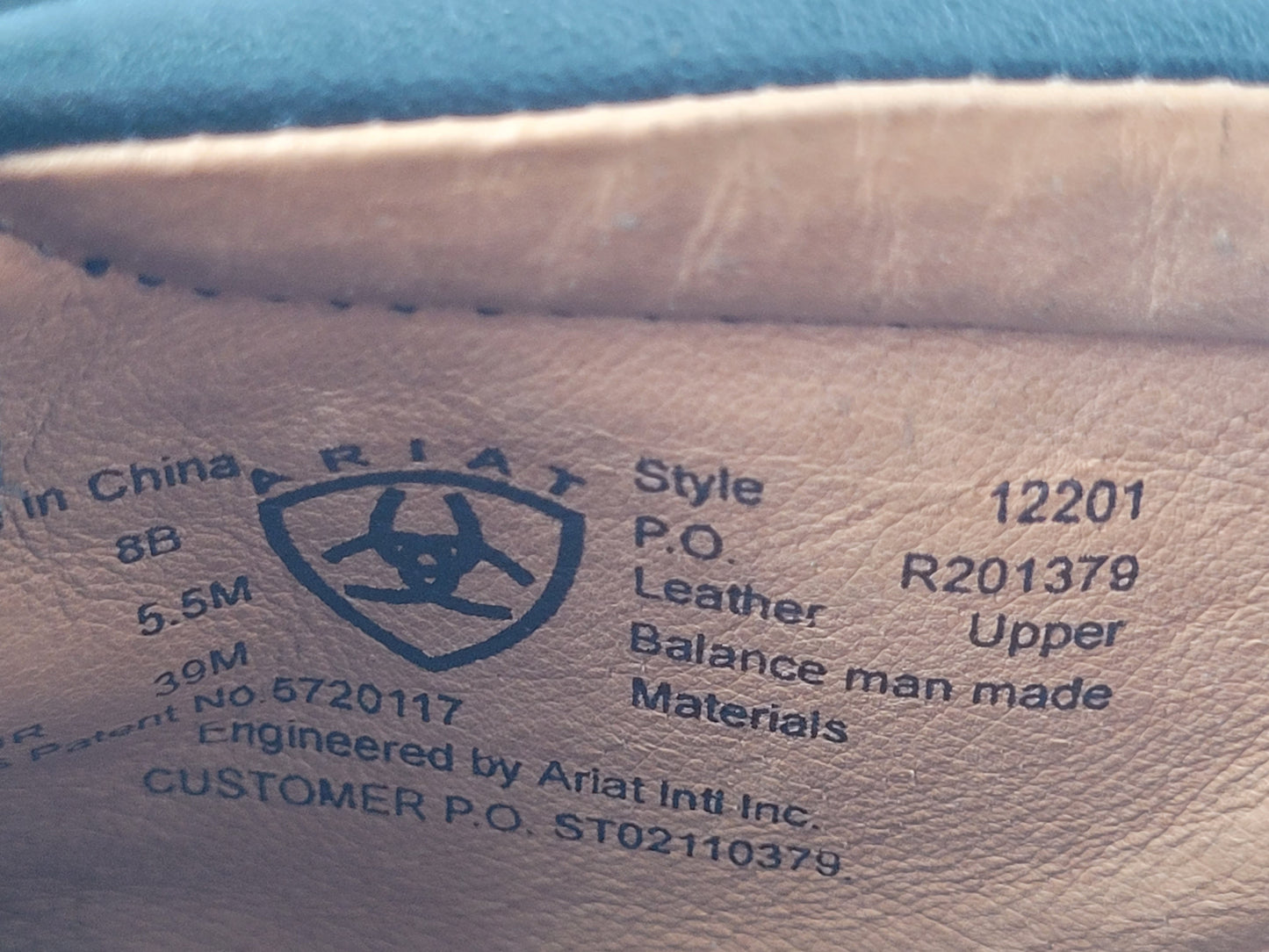 Ariat Josie Black Leather Equestrian Paddock Kiltie Western Ankle Boot Women's Sz 8