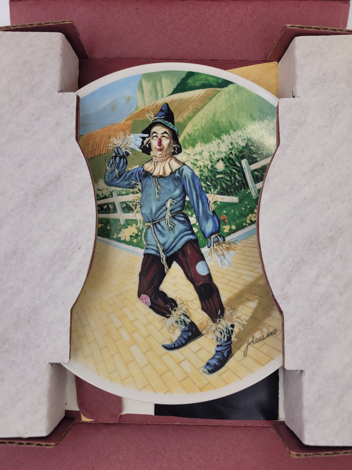 Wizard of Oz Complete Set of 8 Aukland Plates 1979 Knowles Fine China NIB