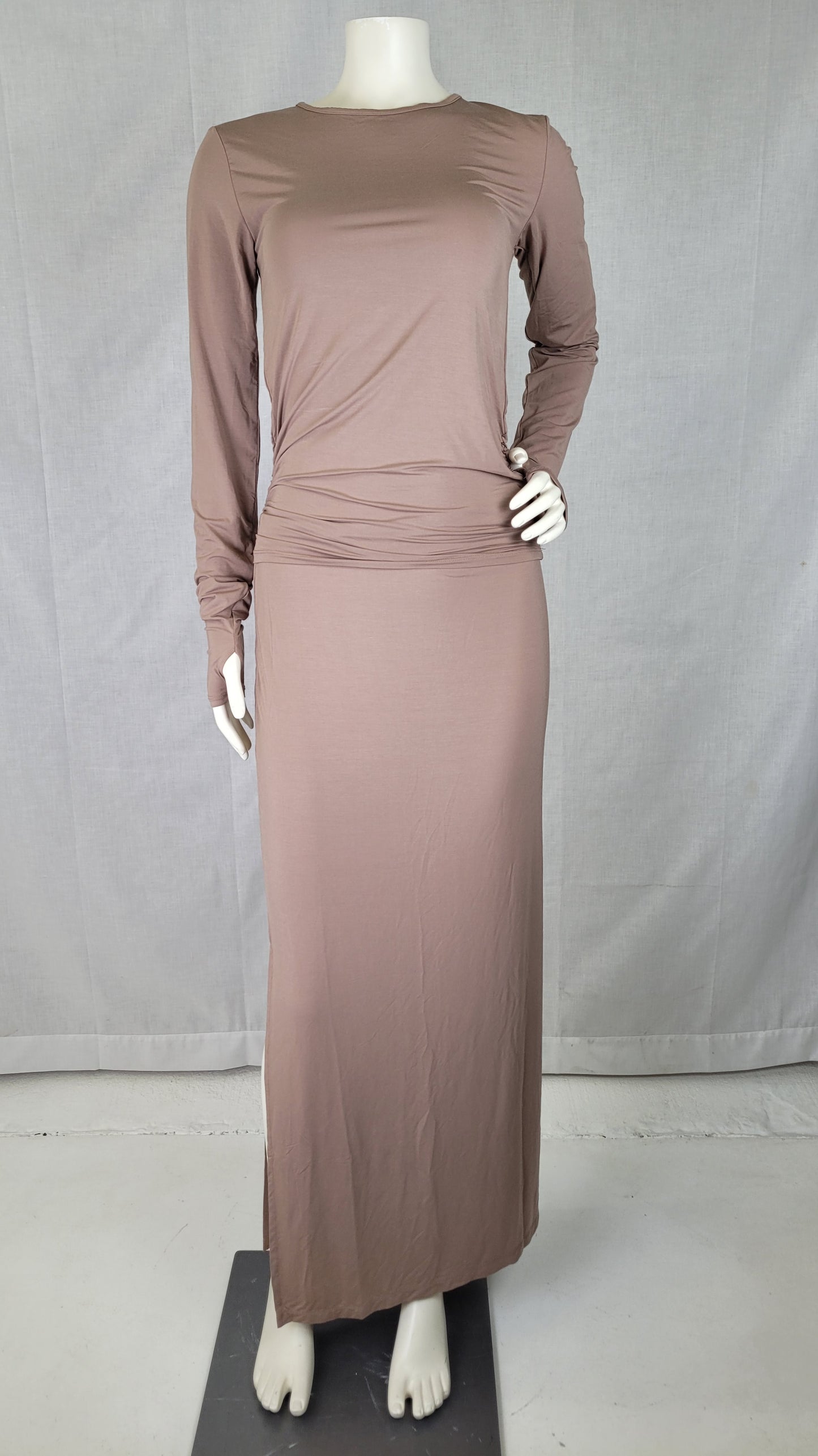 Splendid SunSoft UPF 50+ Midi Skirt & Long Sleeve Tee Set Sz M NWT