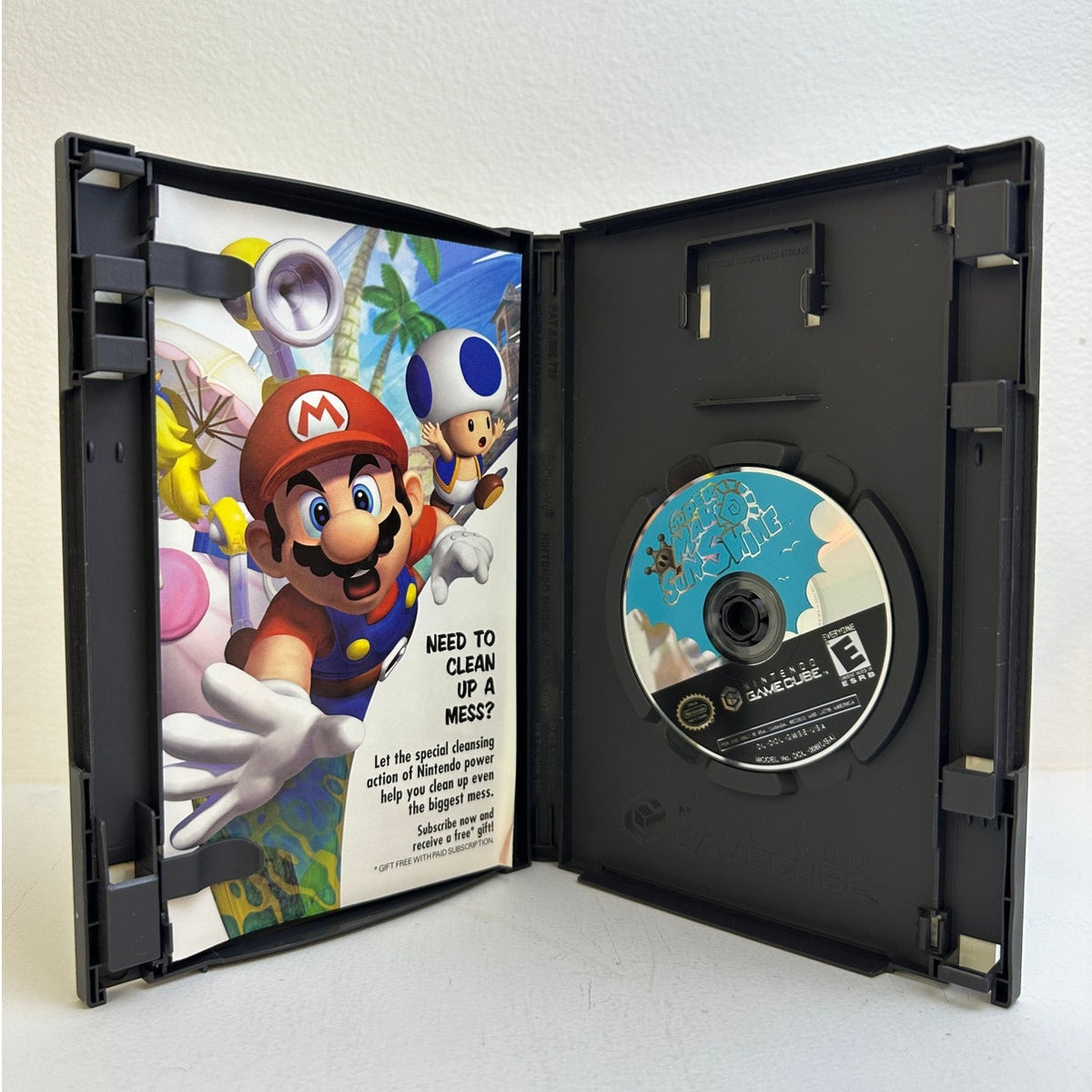 Super Mario Sunshine Nintendo GameCube, 2002 Black Label CIB | Untested
