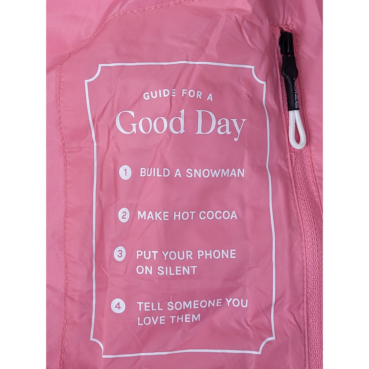 NOIZE x Jillian Harris Jilly Box Avalon Puffer Jacket in Pink Women's Sz S NWT
