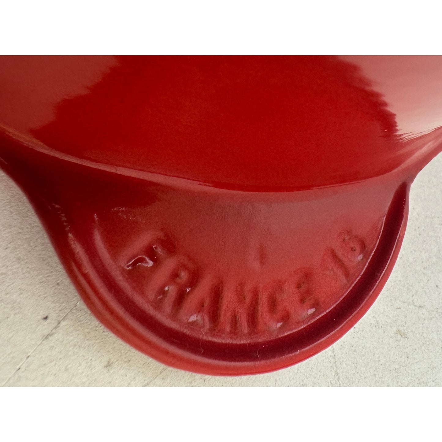Vintage Le Creuset Red Enamel Cast Iron Saucepan Set