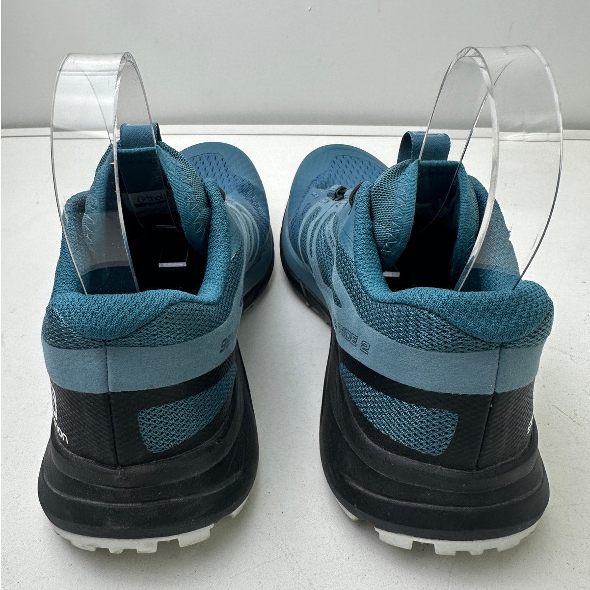 Saloman Sense Ride 2 Vibe Teal Mesh Trail Running Sneakers Women's Sz 7