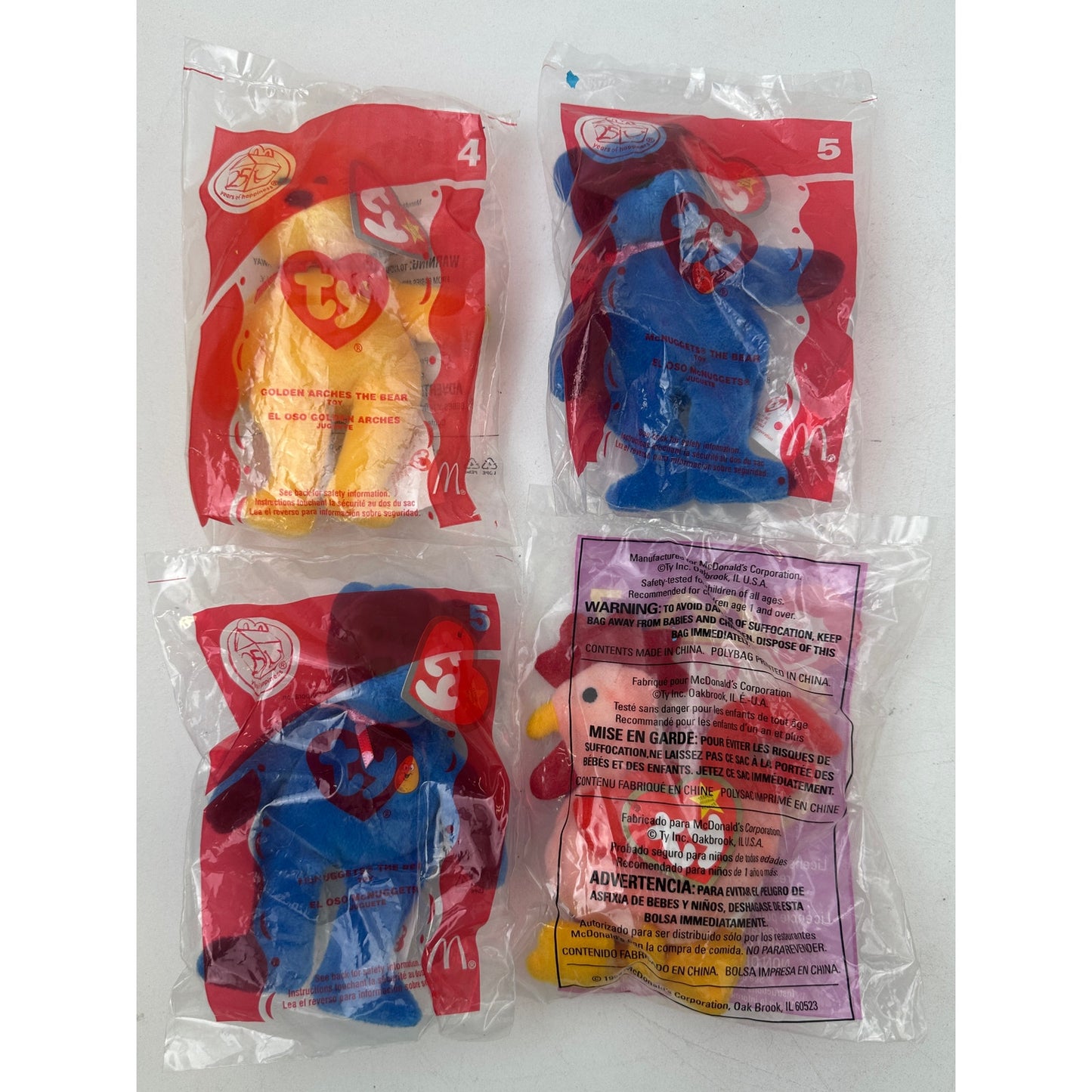 Vintage Ty Beanie Babies Lot of 60+ Items