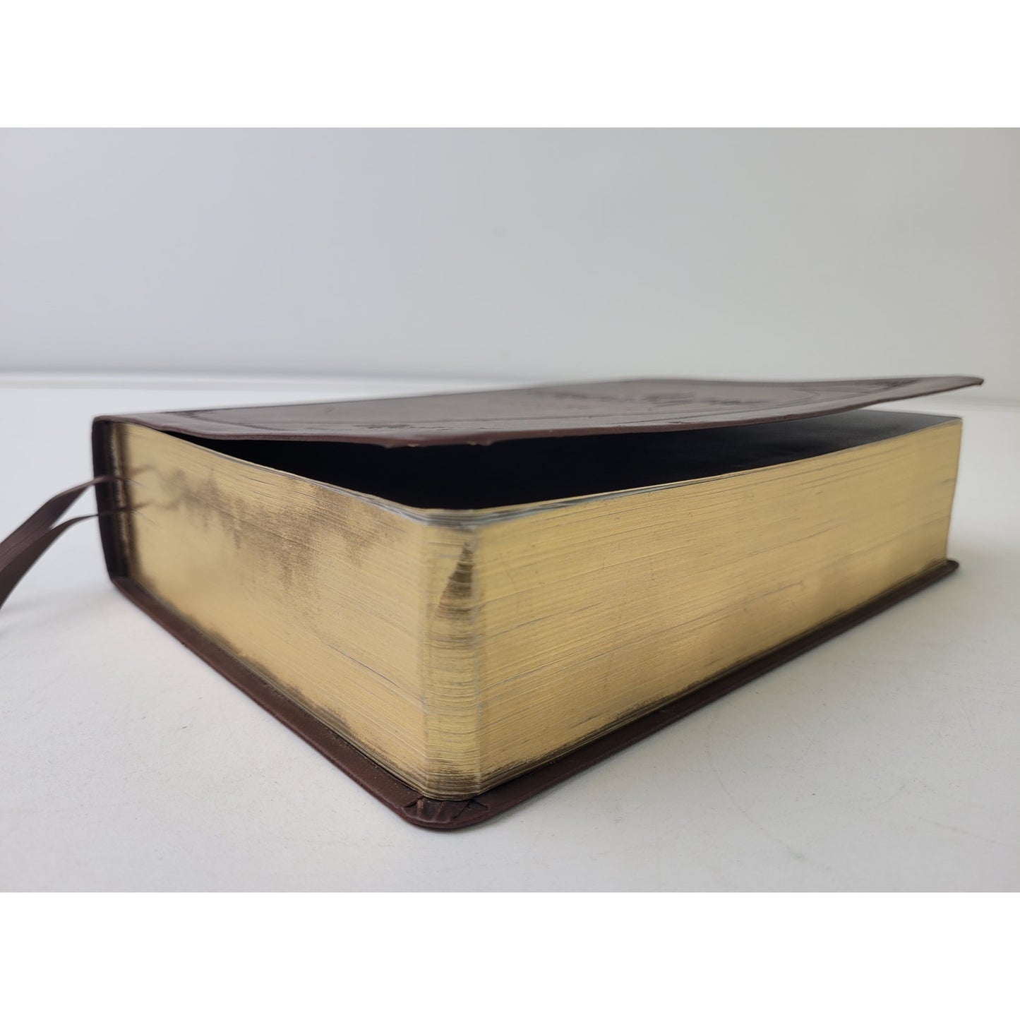 The Expositor's Study Bible Crossfire Deluxe Edition Brown Leather KJV Signed