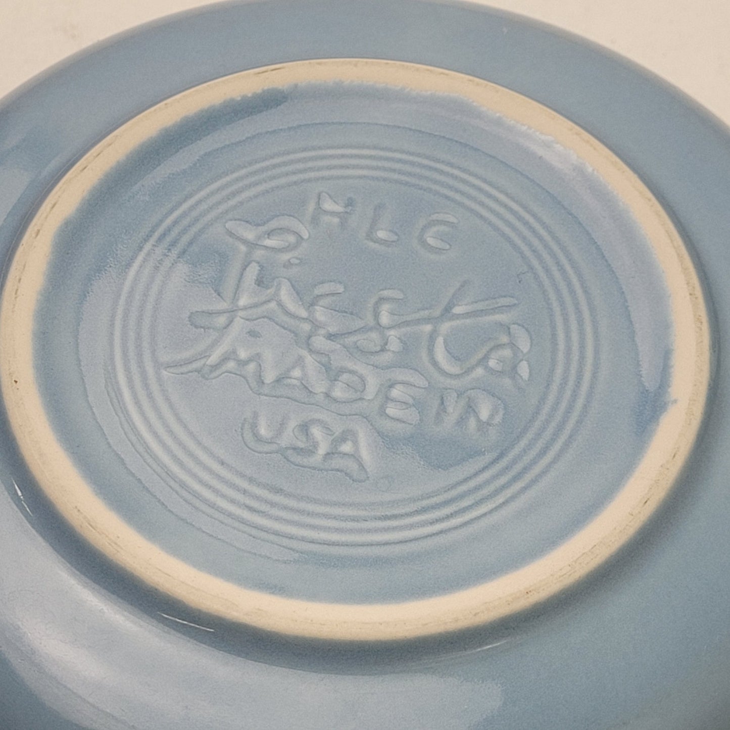 Homer Laughlin Fiestaware (4) Coupe Soup Bowls & (2) Small Bowls in Periwinkle