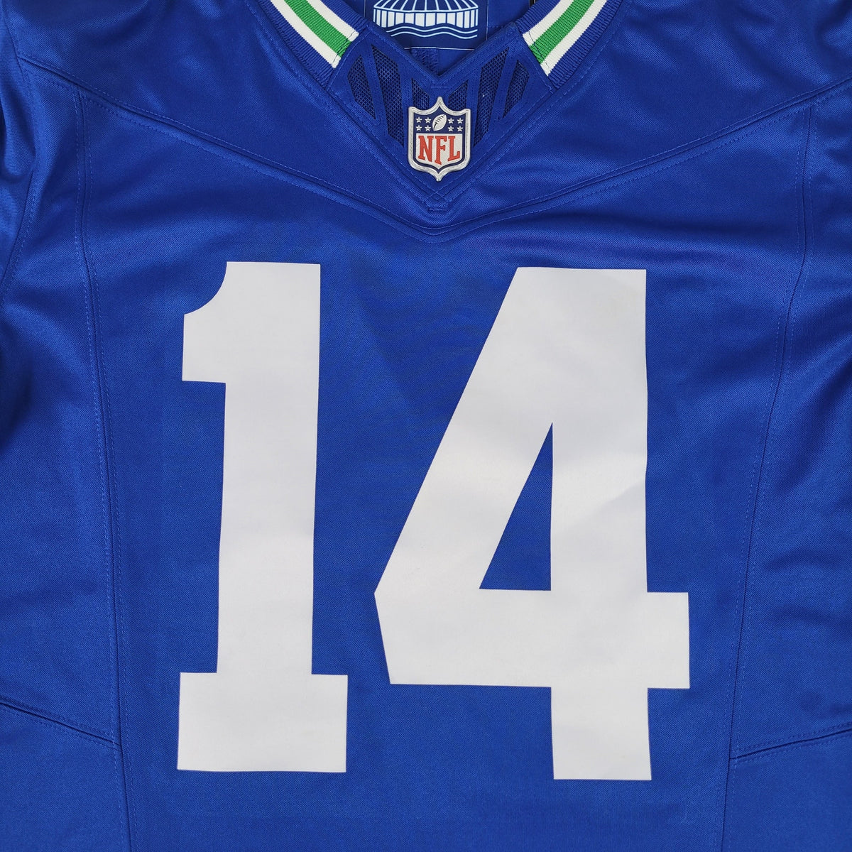 Nike Seattle Seahawks DK Metcalf #14 Royal Blue Throwback Jersey Sz M