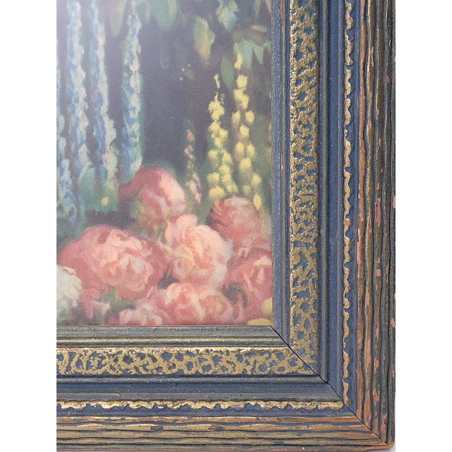 Vintage 1920s "Venetian Garden" Print by R. Atkinson Fox in Art Deco Frame