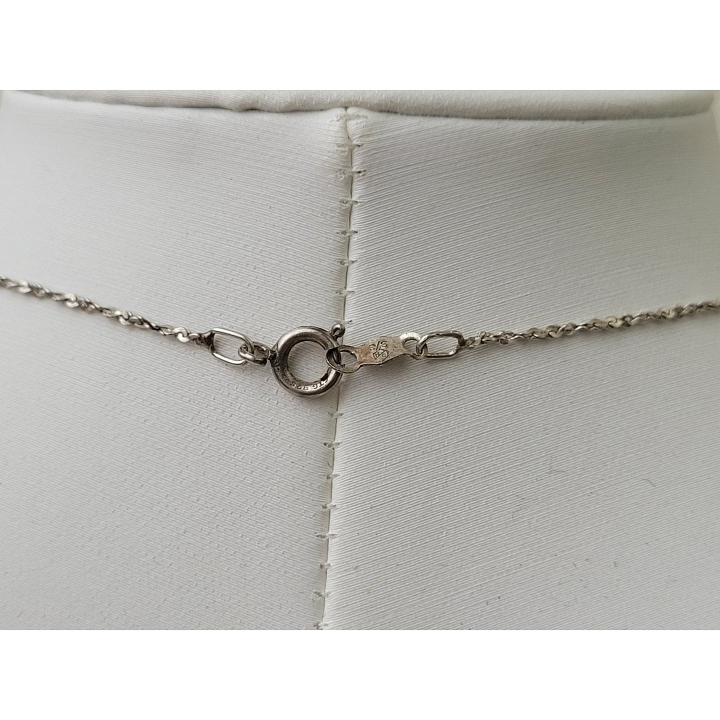 Vintage Garnet Black Hills Gold Sterling Silver Heart on 925 18" Chain